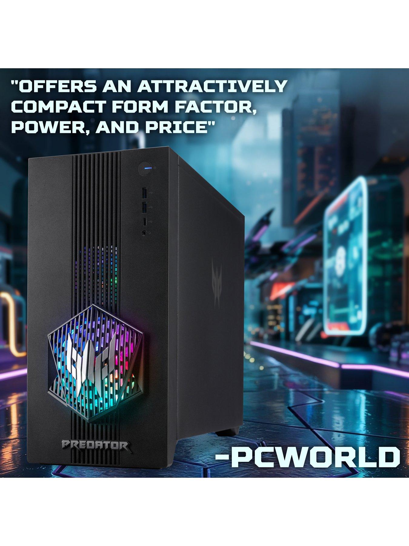 Image 3 of 8 of Acer Predator PO3-665 Gaming Desktop - GeForce RTX 5060 - Intel Core i5 - 16GB RAM - 512GB - Black