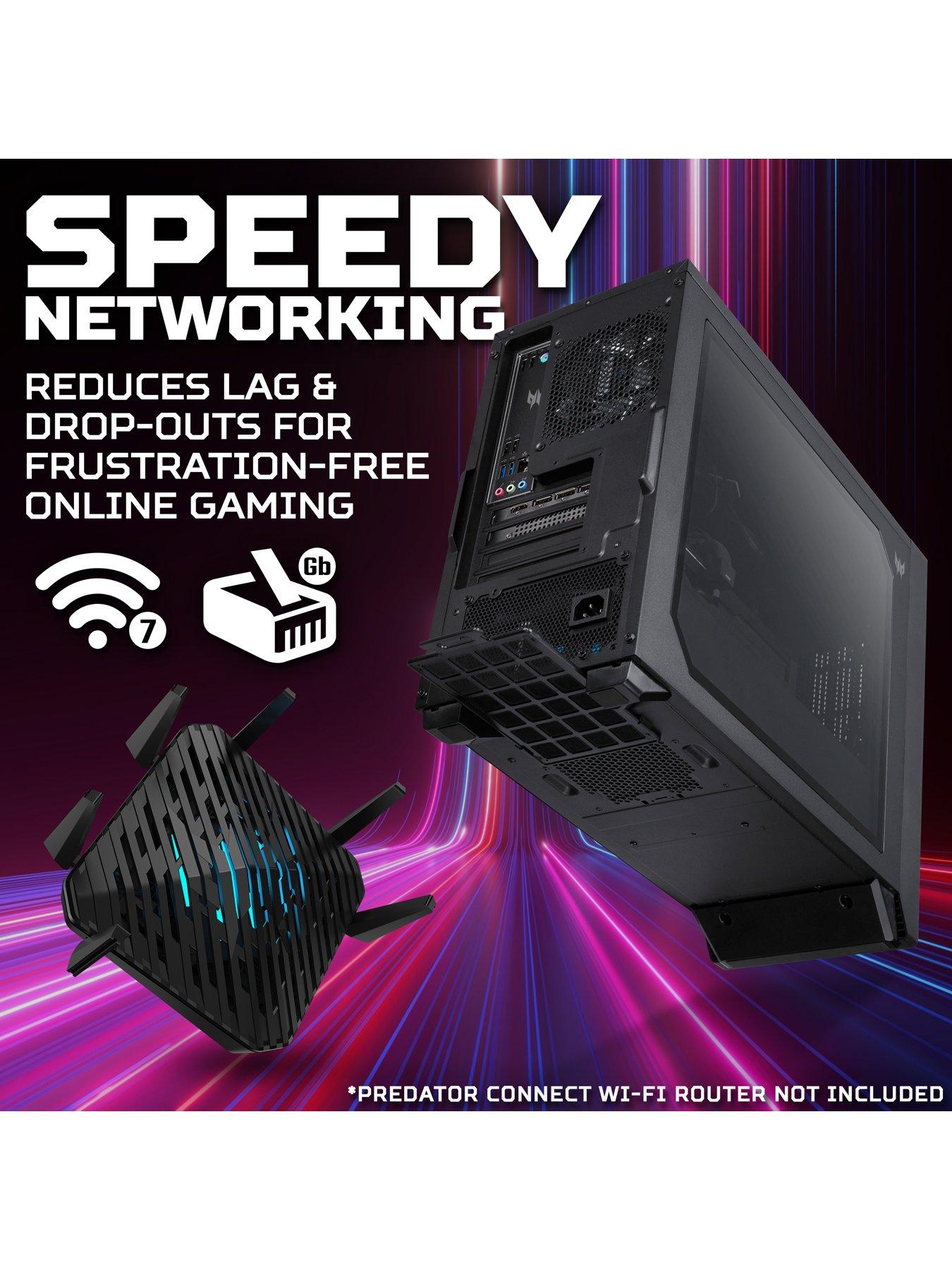 Image 7 of 8 of Acer Predator PO3-665 Gaming Desktop - GeForce RTX 5060 - Intel Core i5 - 16GB RAM - 512GB - Black