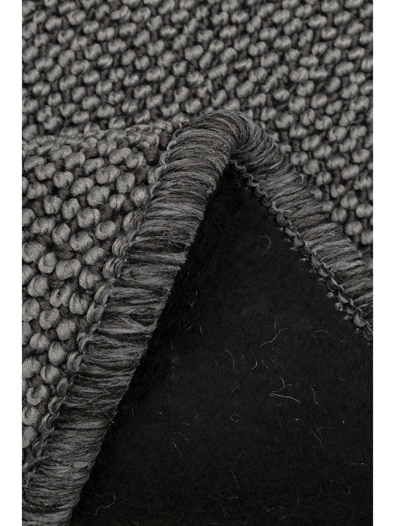 Image 4 of 4 of Homemaker Bobble Textured Stair Runner In Dark Grey - 57 X 600 Cm