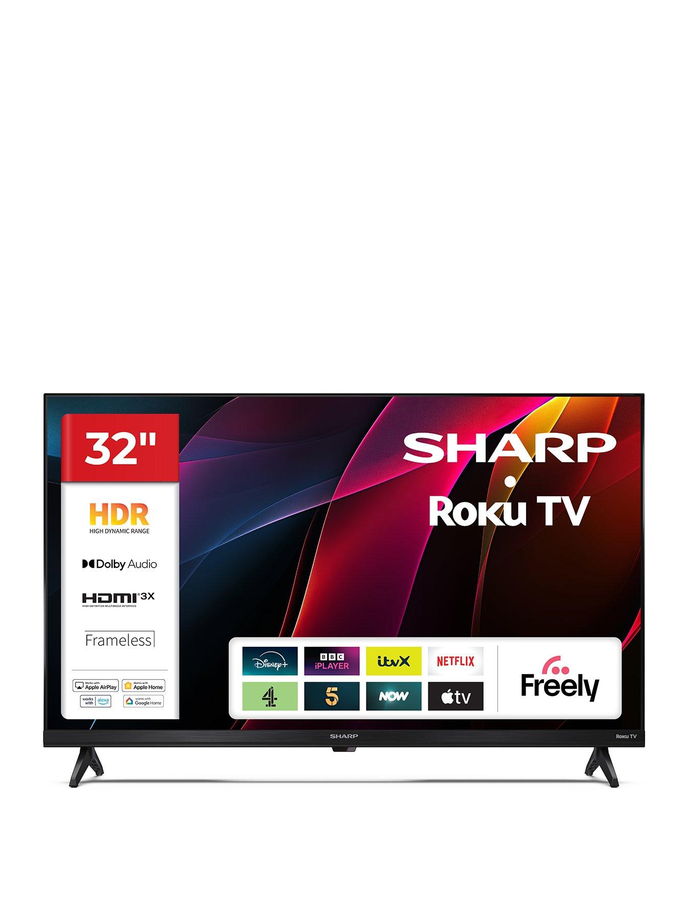 Sharp 32HD2225K 32-inch HD-Ready Smart Roku TV with Freely