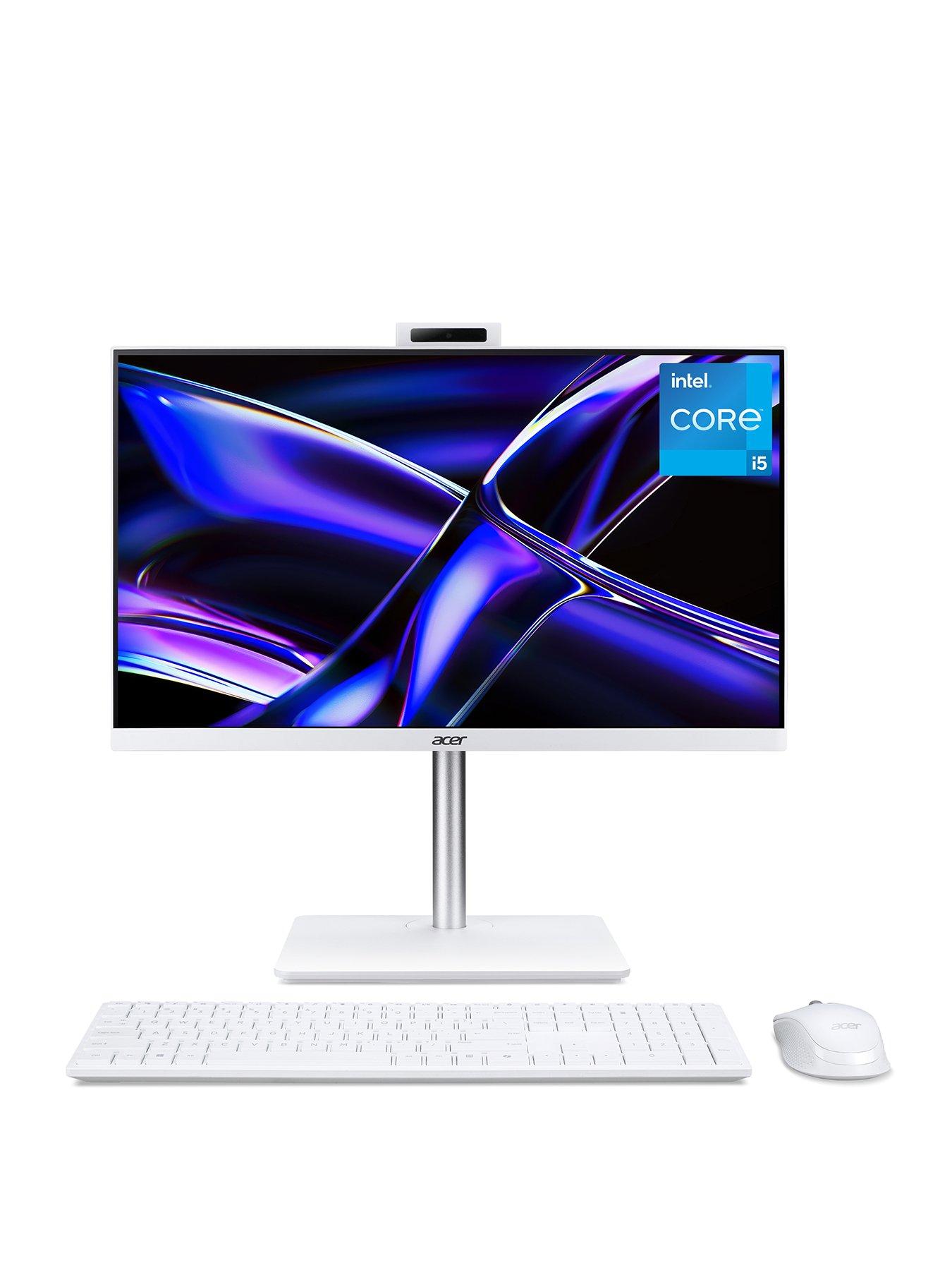 Acer Aspire C27-A AIO Desktop - Intel Core i5 - 8GB RAM - 1TB - 27in - White