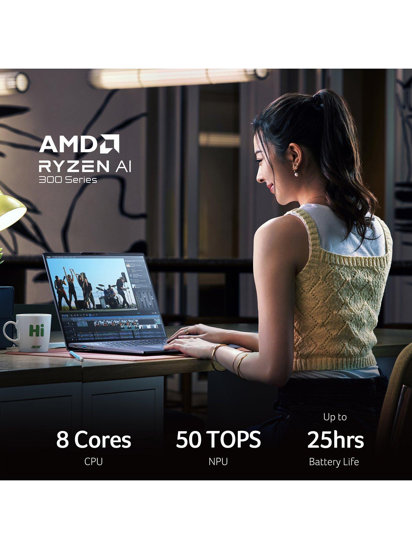 Image 5 of 8 of Acer Swift Go 14 AI - Copilot+ PC - AMD Ryzen AI 7 - 16GB RAM - 1TB - 14in Laptop