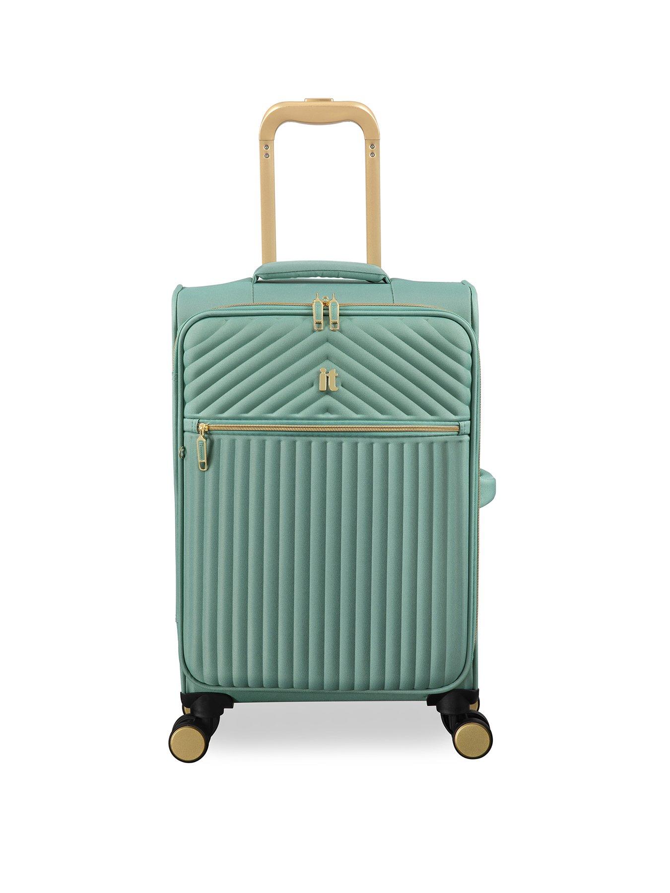 Image 2 of 6 of it Luggage Esplanade Granite Green Cabin Suitcase