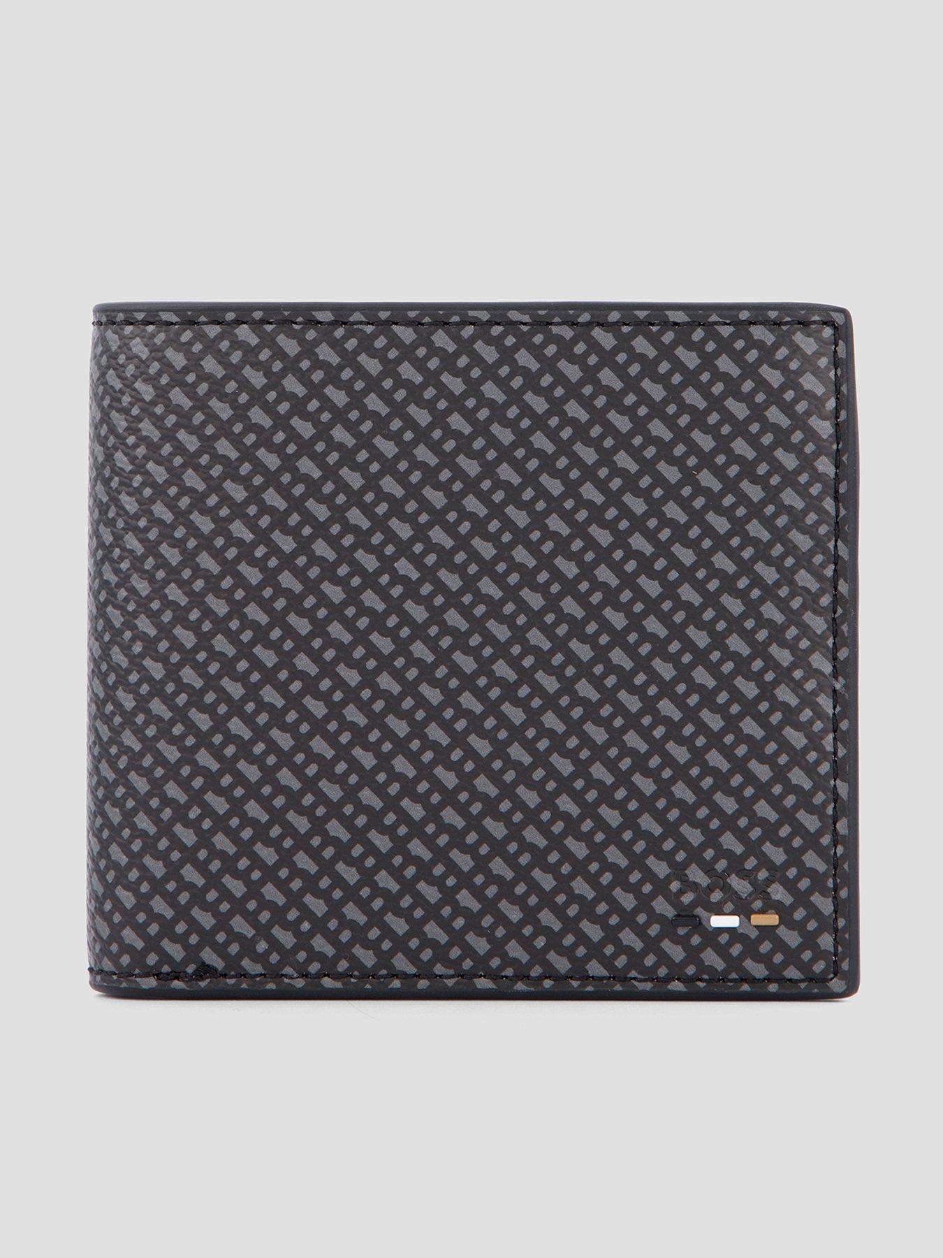 BOSS Ray Monogram Wallet - Black