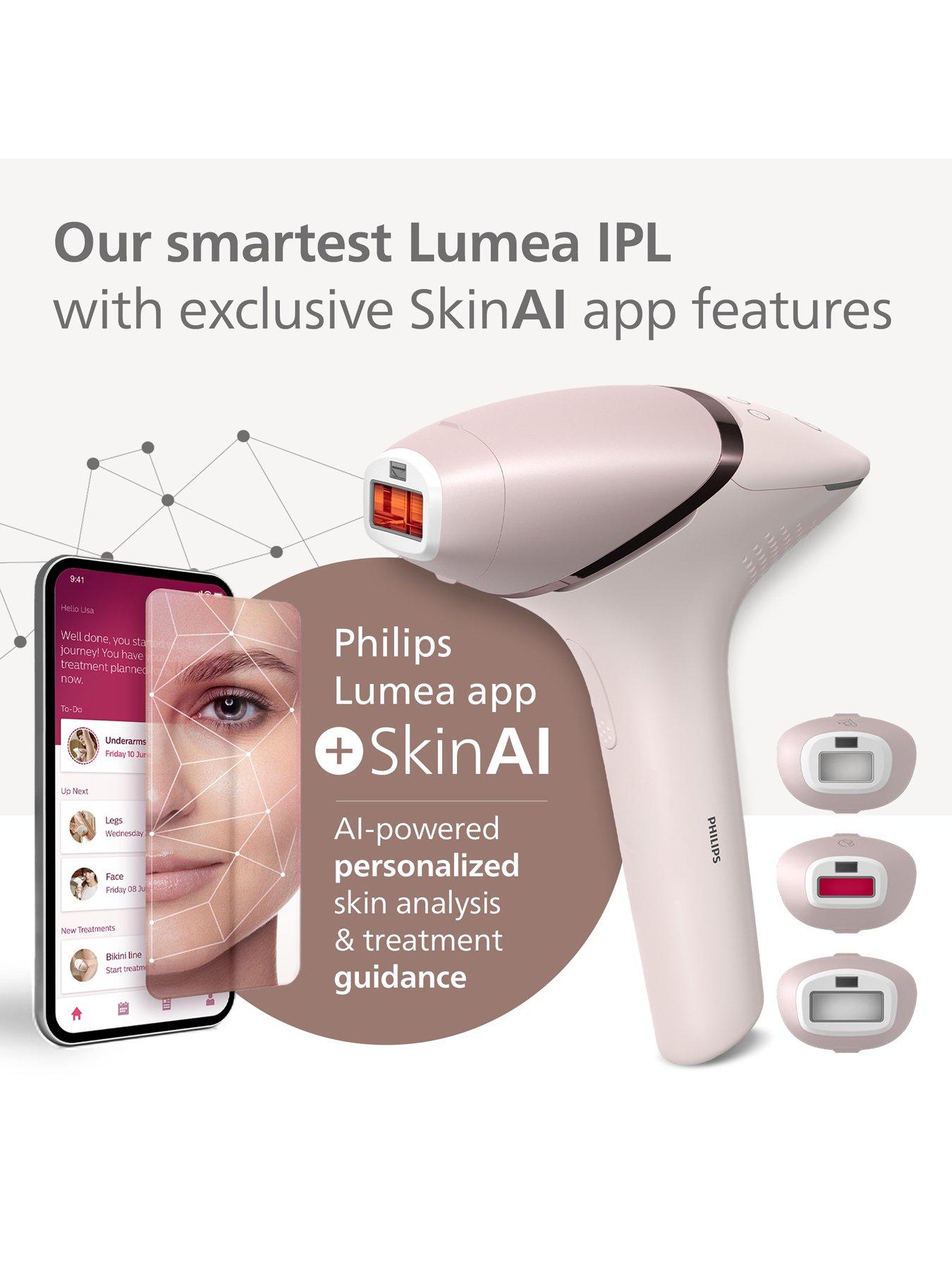 Image 4 of 8 of Philips Lumea Series 9900 BRI953/02, IPL Hair Removal Device, Cordless, Skin AI technology