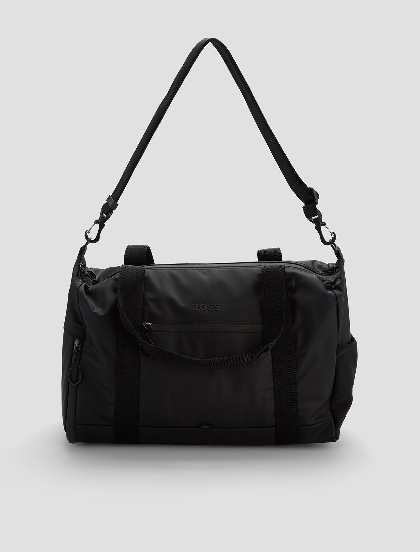 BOSS Stenson Coated Holdall Bag - Black