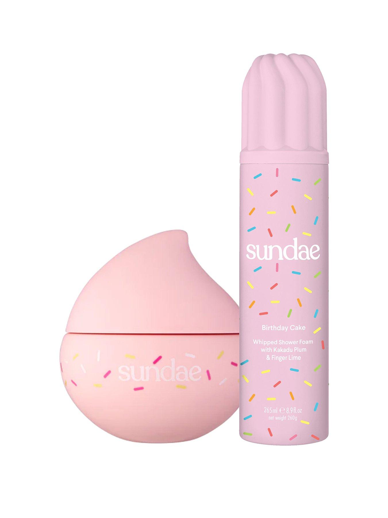 Sundae Birthday Cake Body Whipped Moisturiser & Birthday Cake Whipped Shower Foam Duo