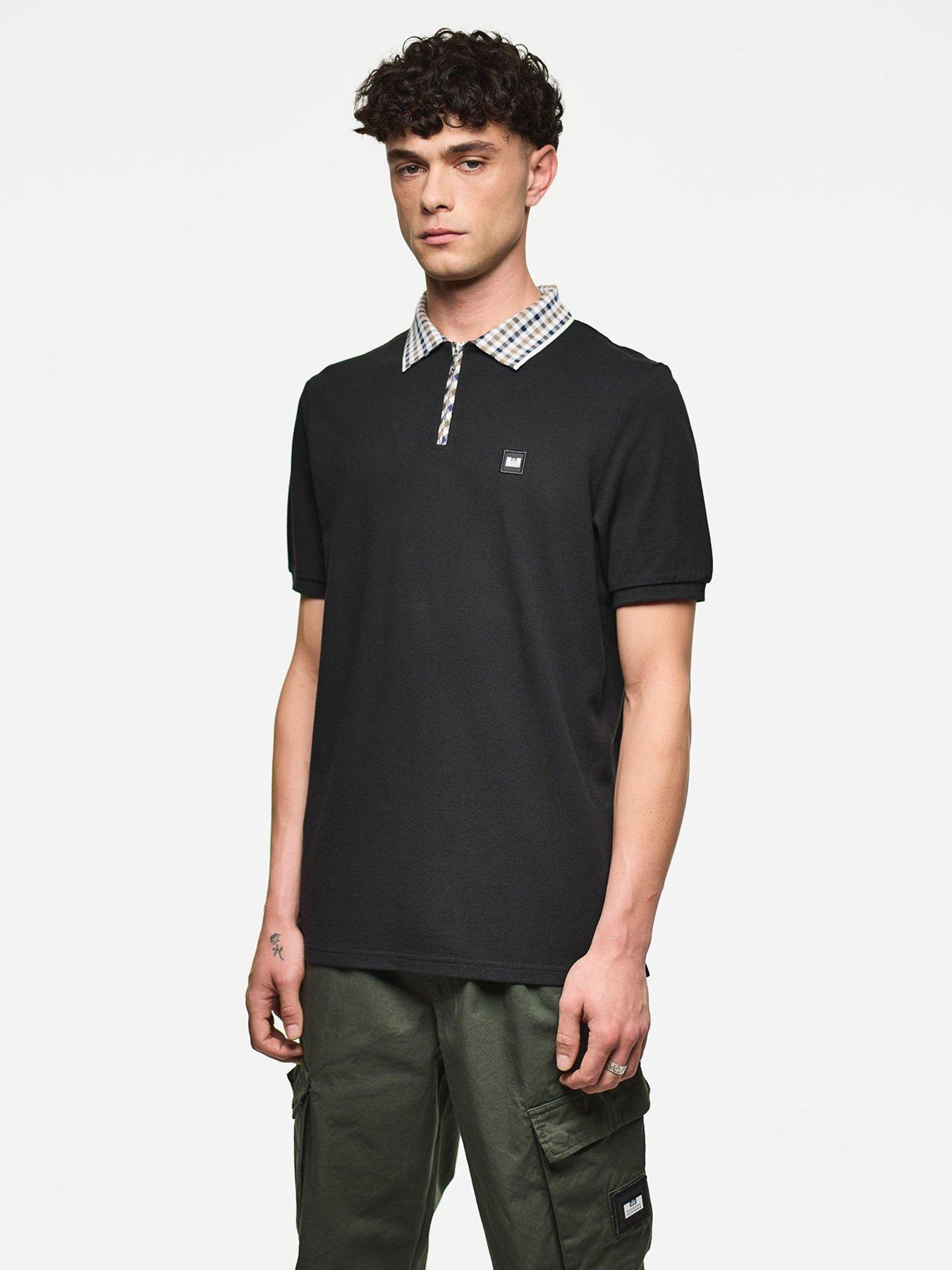 undefined Lachine Short Sleeve Polo Shirt - Black