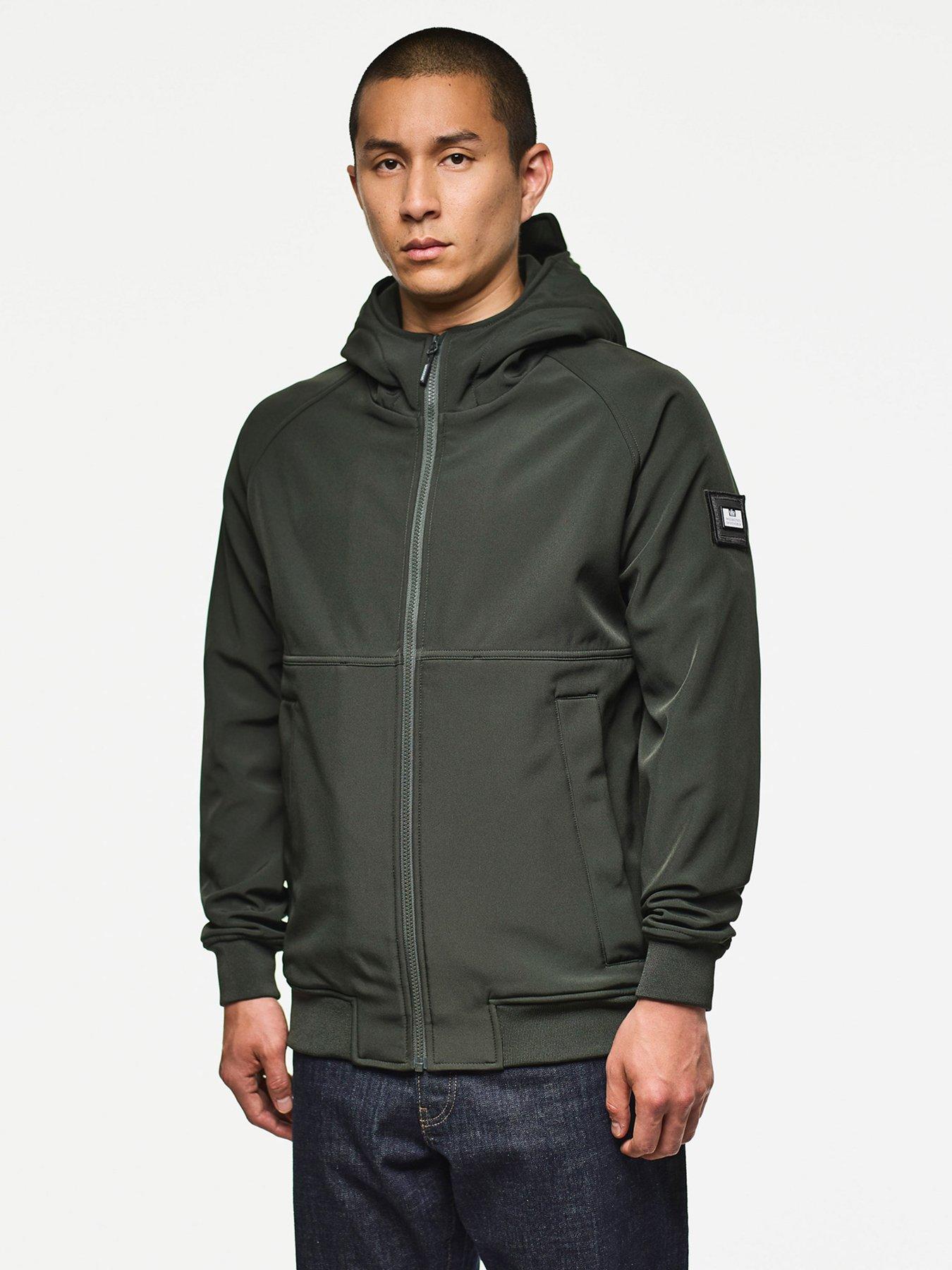 weekend-offender-sulta-softshell-bomber-jacket-dark-green
