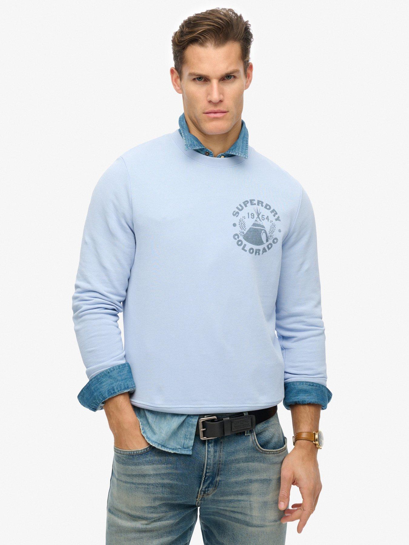 undefined Superdry Lo-fi Outdoor Mono Back Graphic Sweat