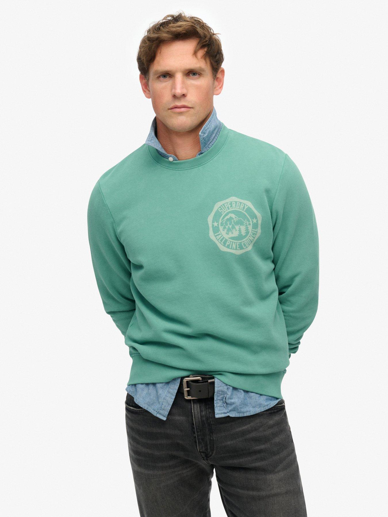 undefined Superdry Lo-fi Outdoor Mono Back Graphic Sweat