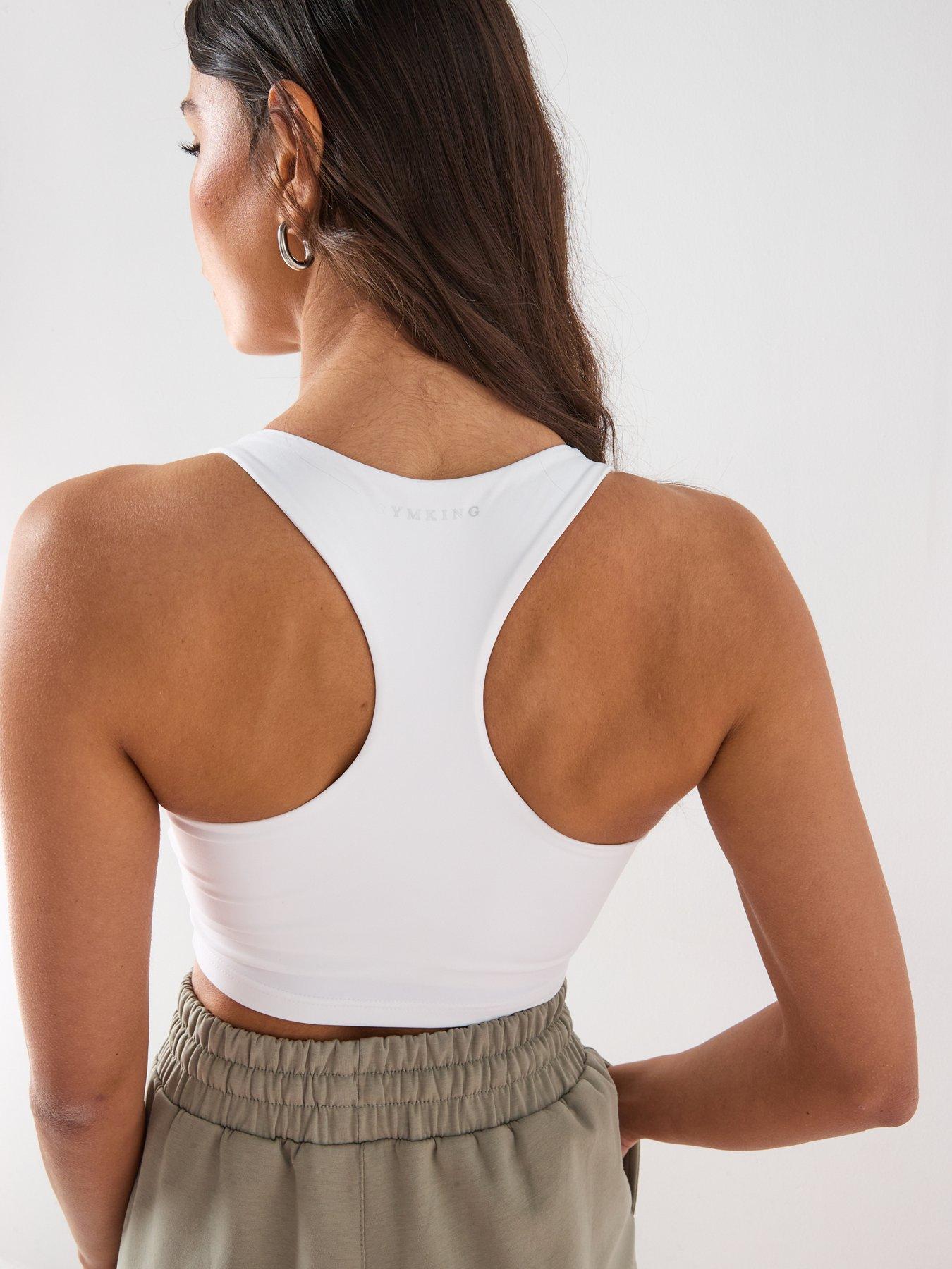 Image 2 of 6 of Gym King Women's 365 V-Neck Tank Top- White