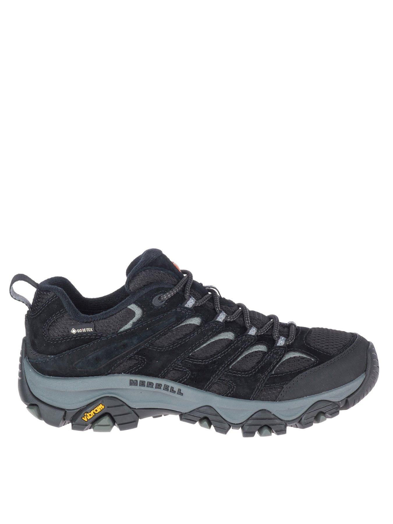 Merrell Womens Moab 3 Gortex Walking Shoes - Black | Very