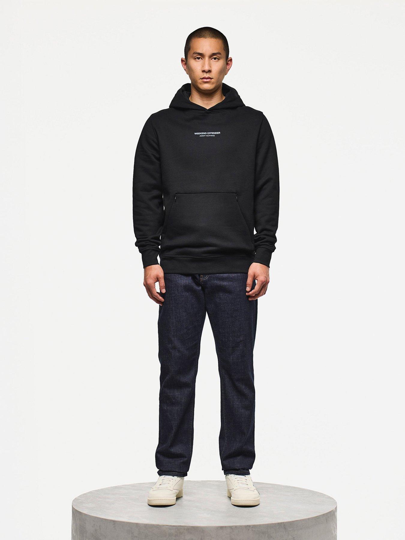 Image 2 of 6 of Weekend Offender Cobain Woan Hoodie - Black