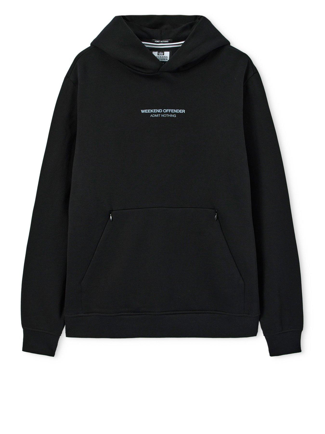 Image 4 of 6 of Weekend Offender Cobain Woan Hoodie - Black