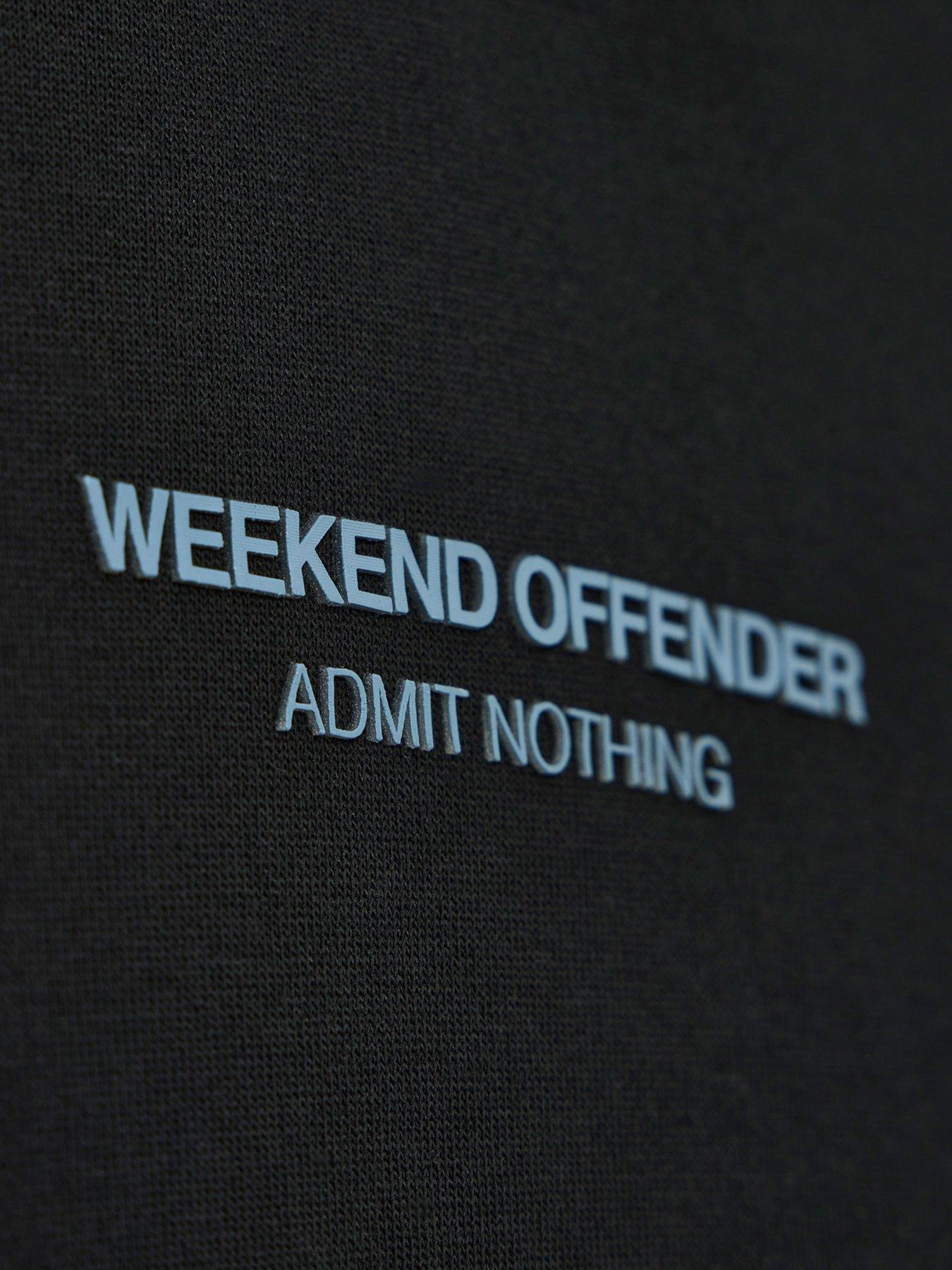 Image 6 of 6 of Weekend Offender Cobain Woan Hoodie - Black