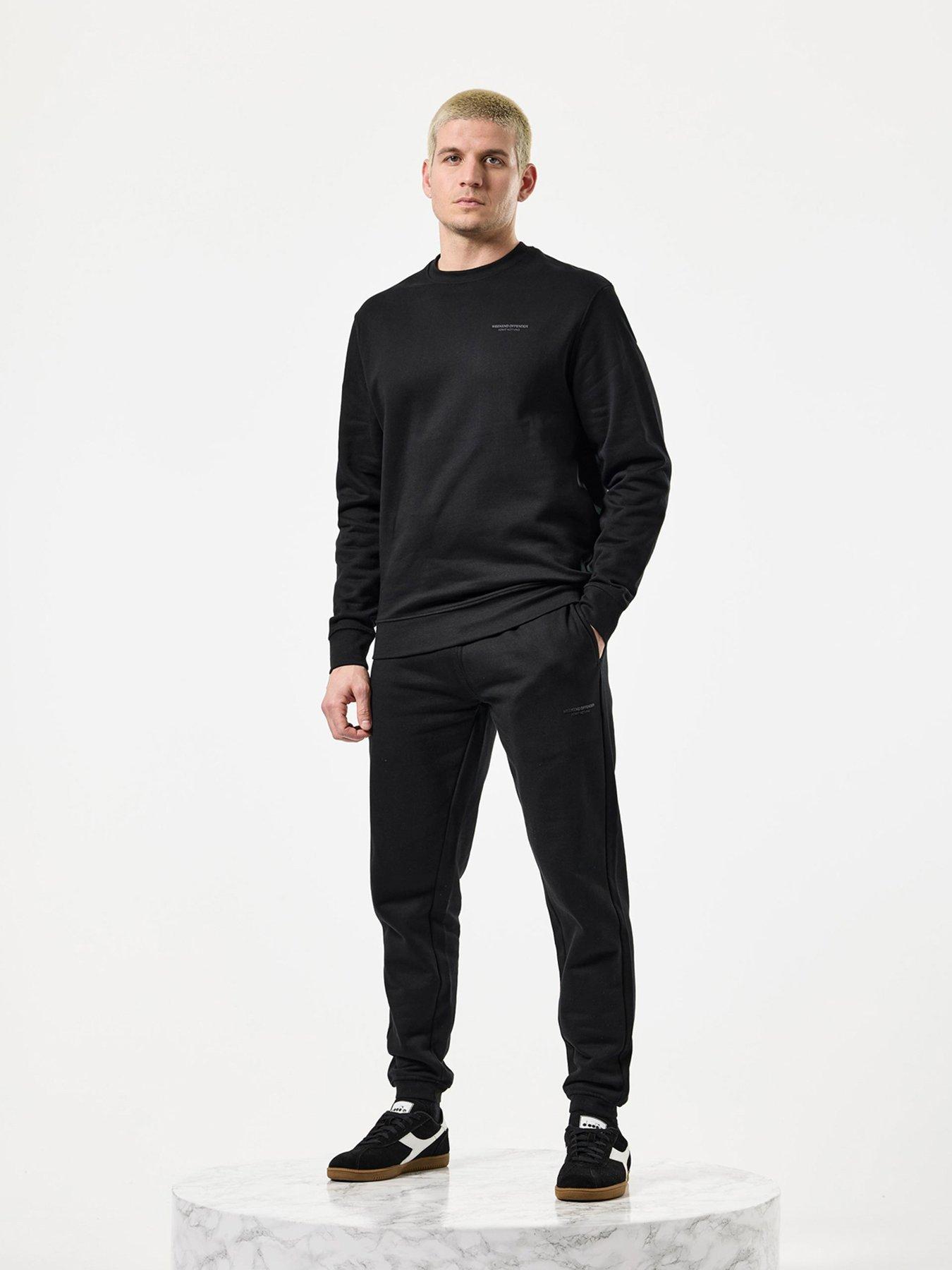 undefined Harlem Classic Crew Tracksuit - Black