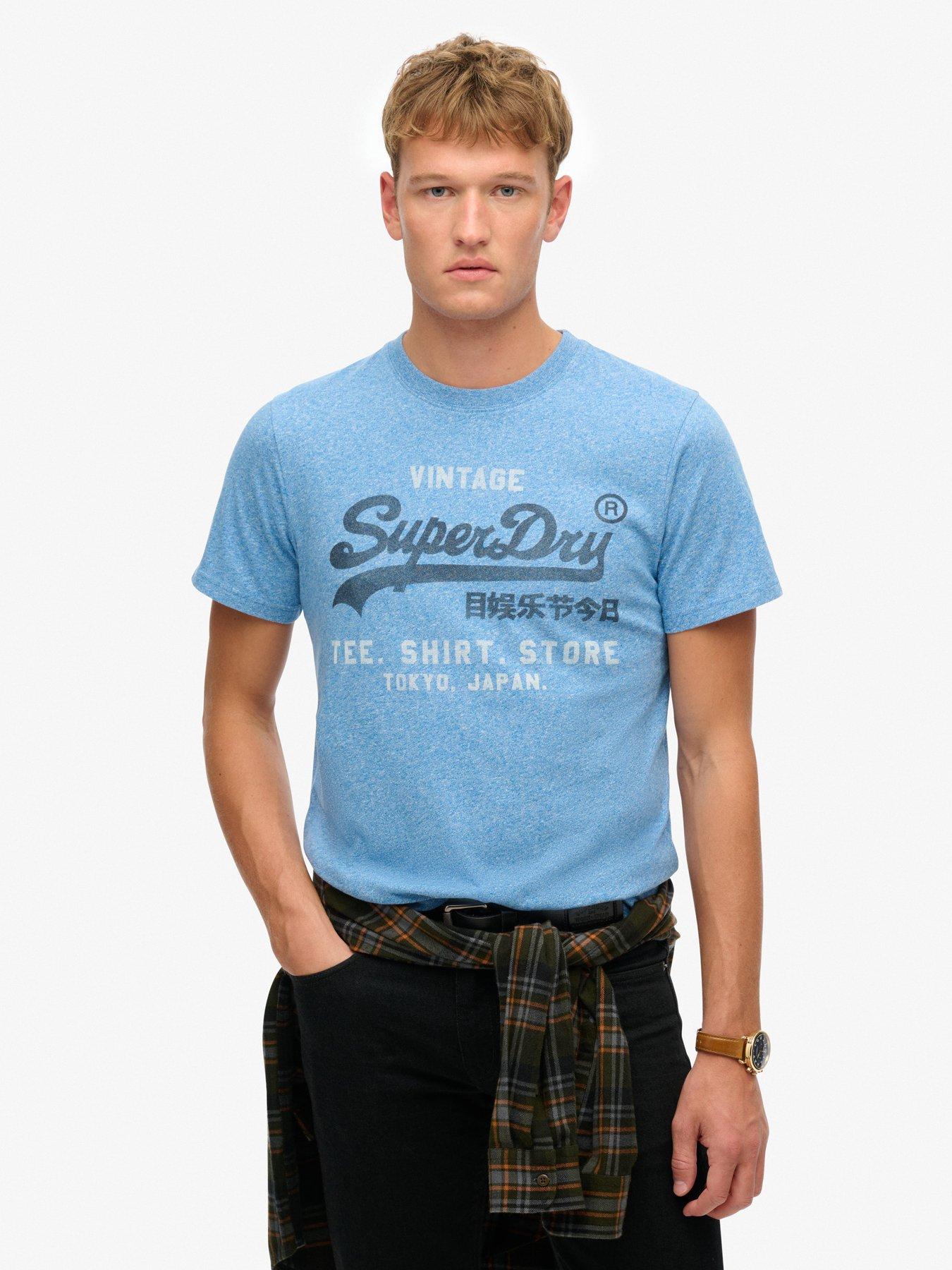 Superdry Vl Cali Relaxed Fit Graphic T-Shirt - Blue
