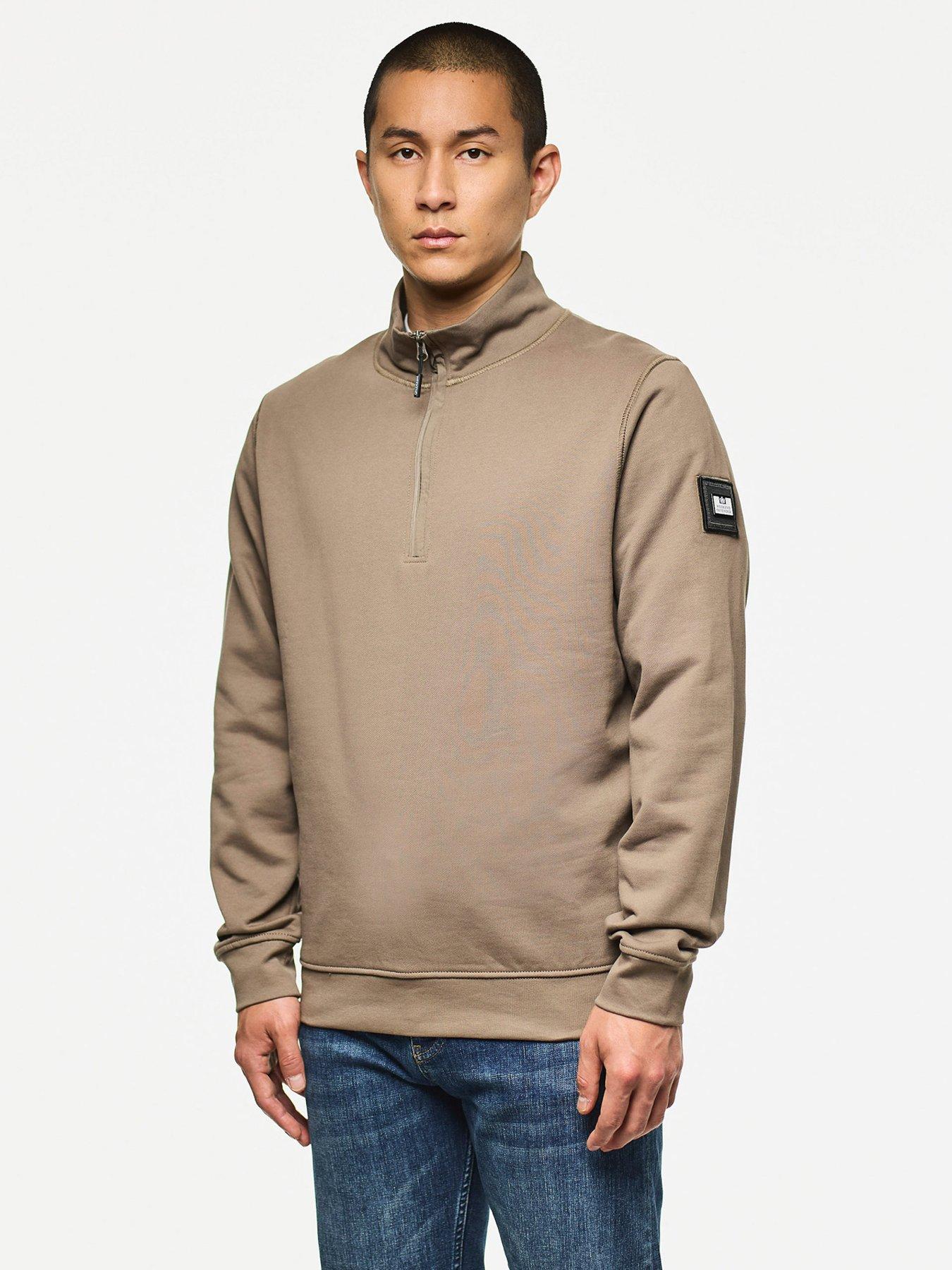Weekend Offender Kraviz Quarter Zip Sweatshirt - Brown
