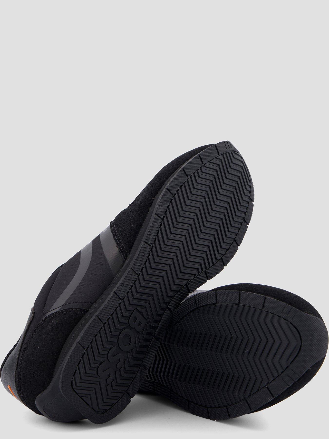Image 4 of 7 of BOSS Orange Levon_Runn Nylon Mix Trainers - Black