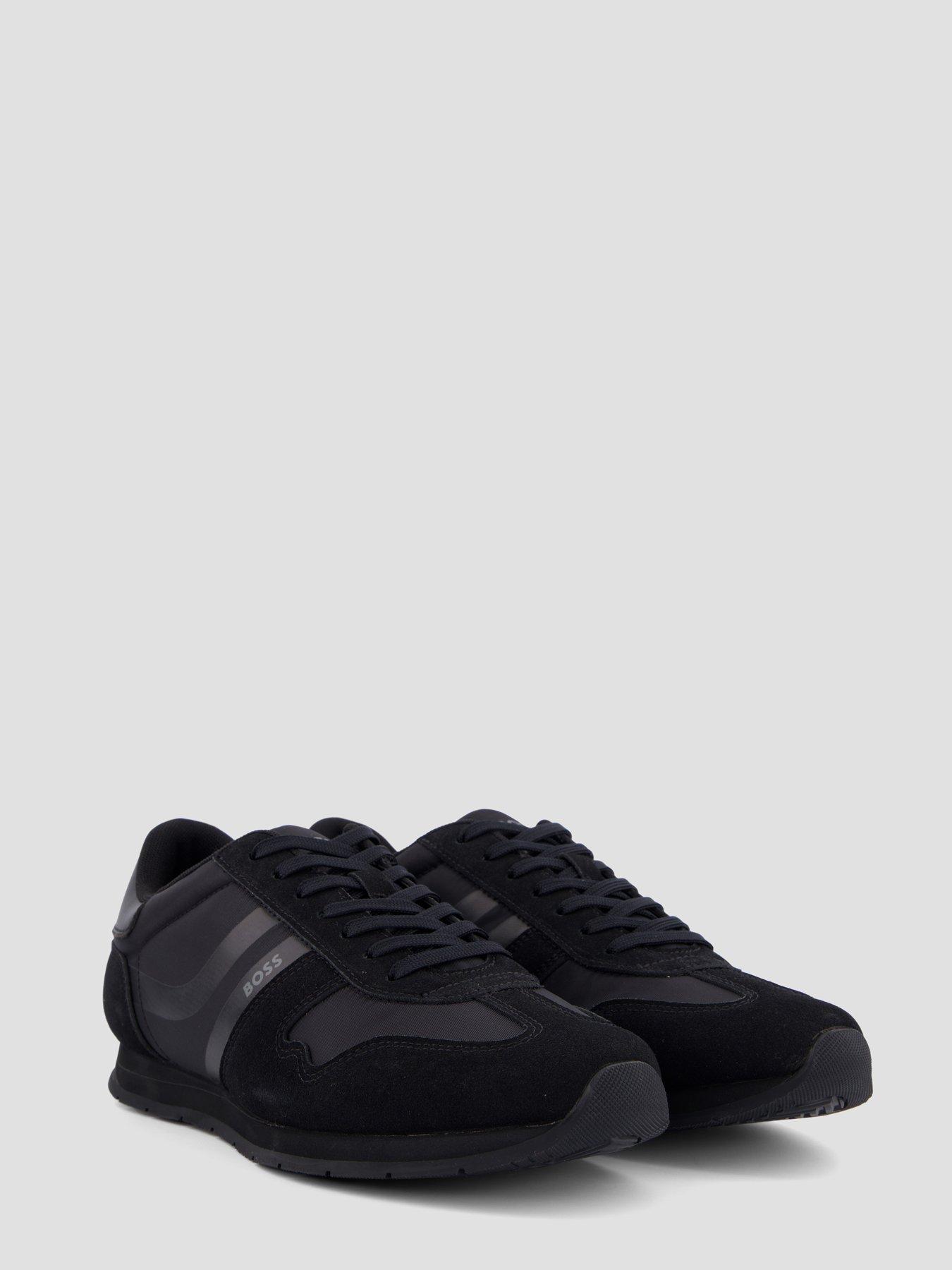 Image 6 of 7 of BOSS Orange Levon_Runn Nylon Mix Trainers - Black