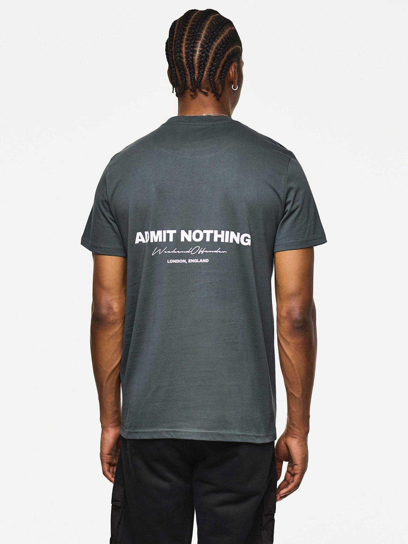 Image 2 of 6 of Weekend Offender Levin Graphic T-Shirt - Dark Grey