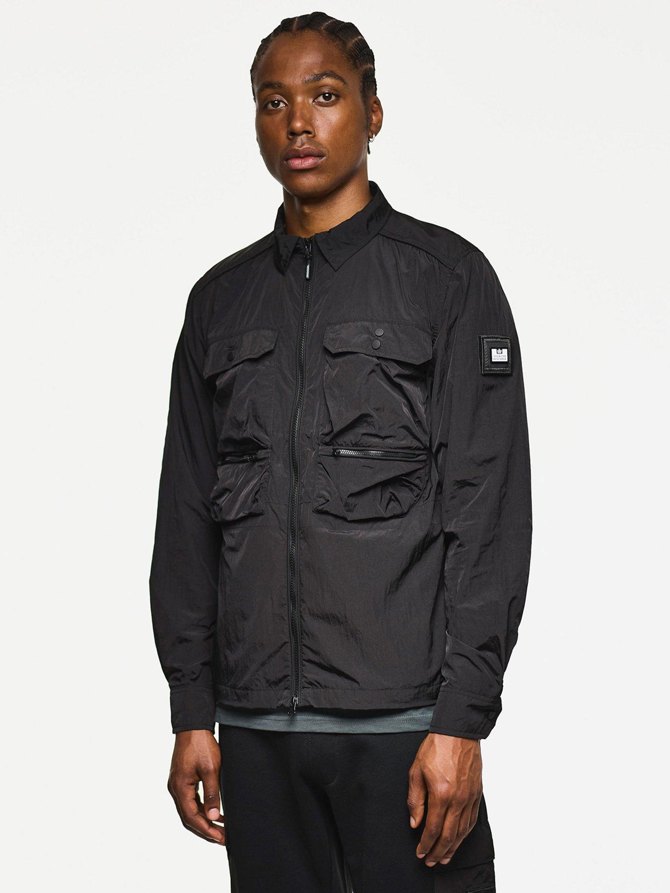 Weekend Offender Shields Pocket Overshirt - Black