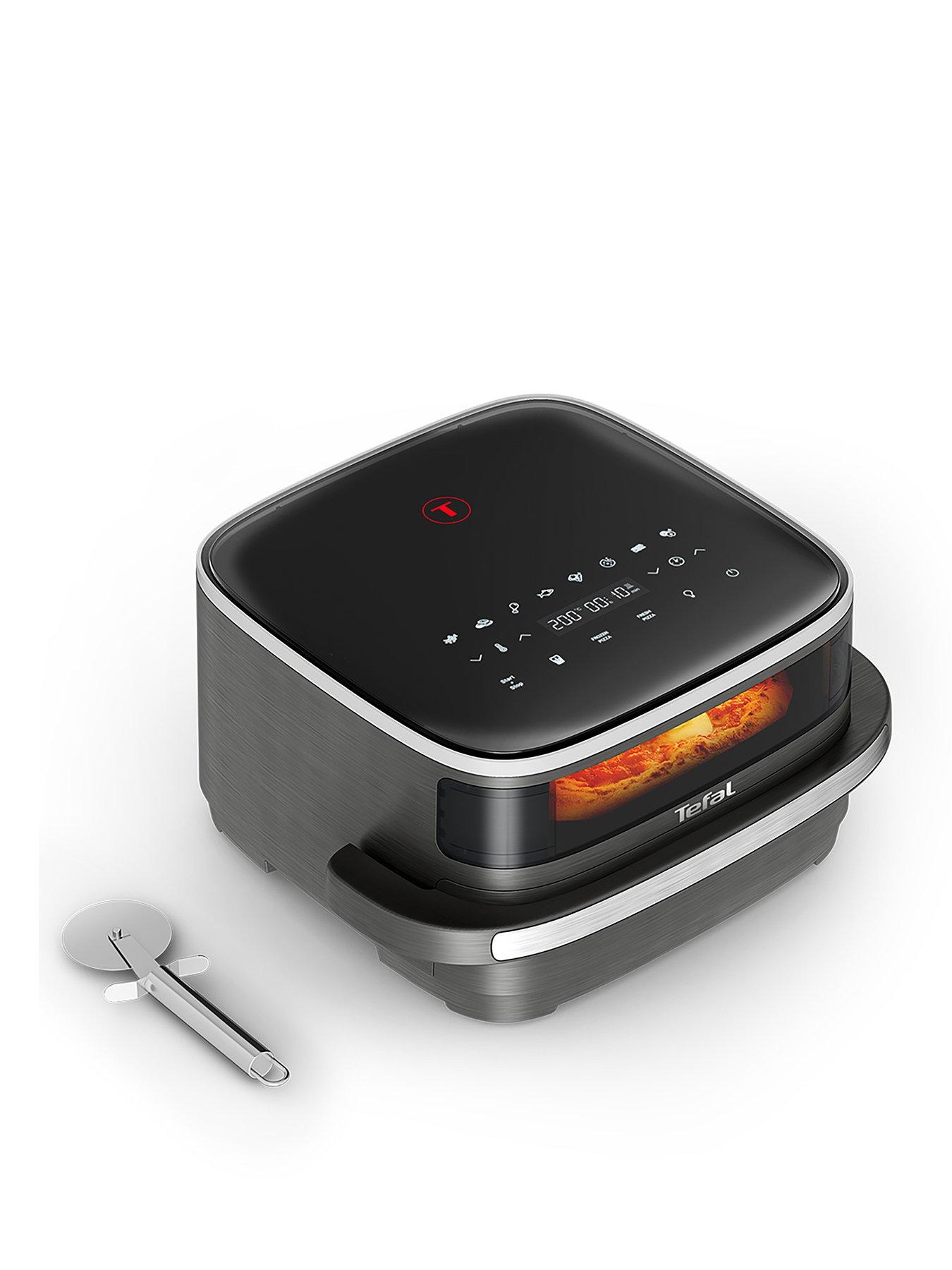 Tefal Easy Fry Pizza Coal Grey & Pizza cutter