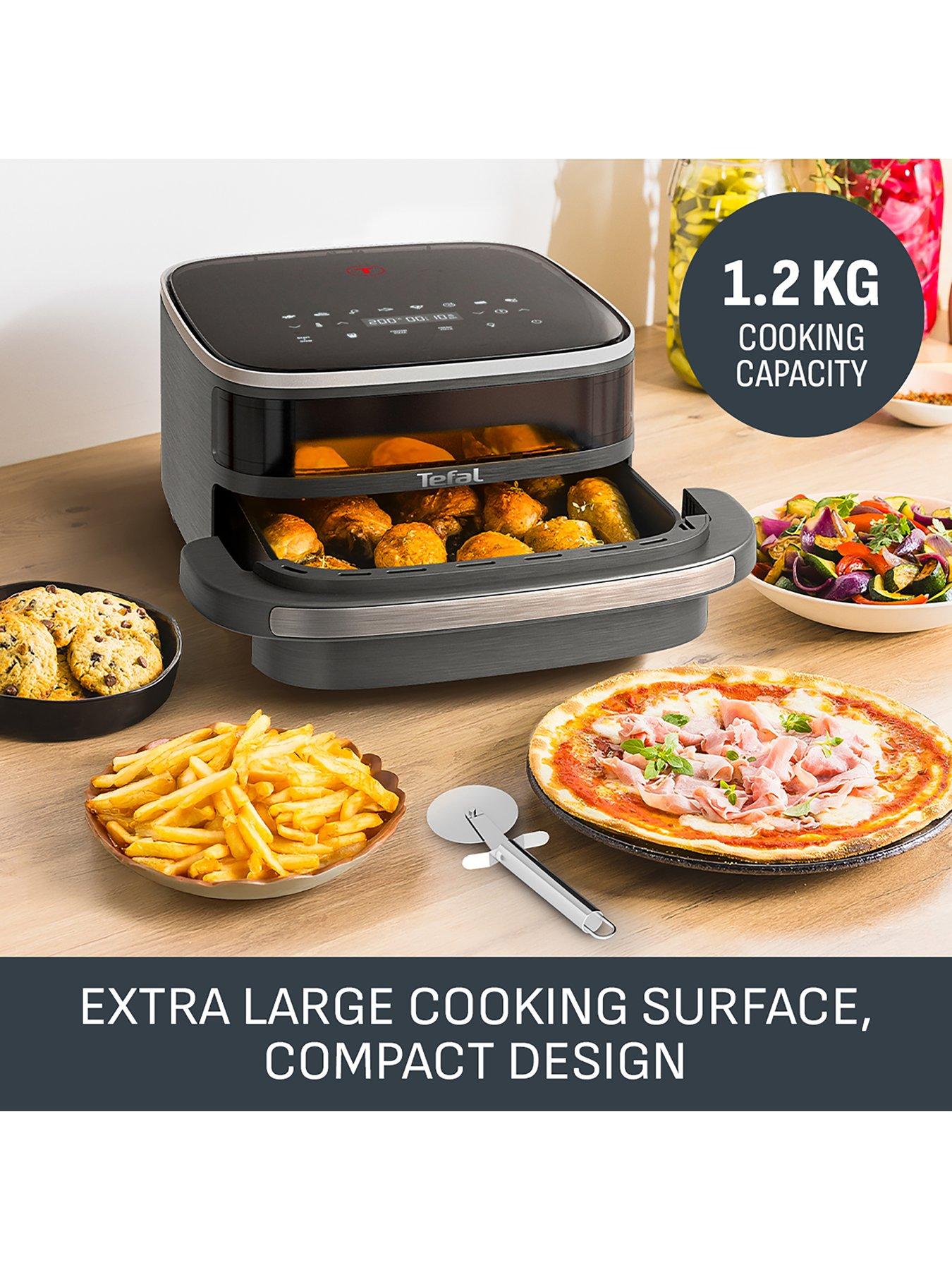 Image 4 of 7 of Tefal Easy Fry 4.5L Pizza Oven Air Fryer - Coal Grey