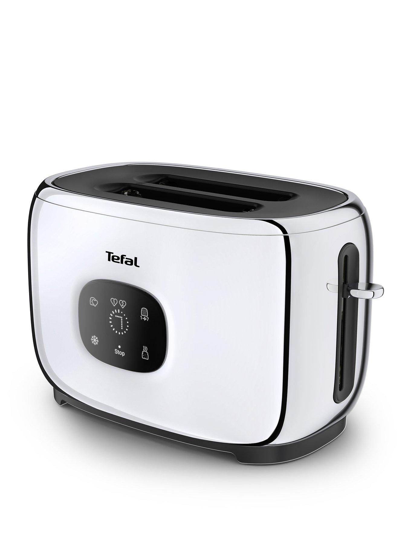Russell Hobbs Attentiv 2 Slice Toaster Touch Screen Control Wide Slots 26210 | UK