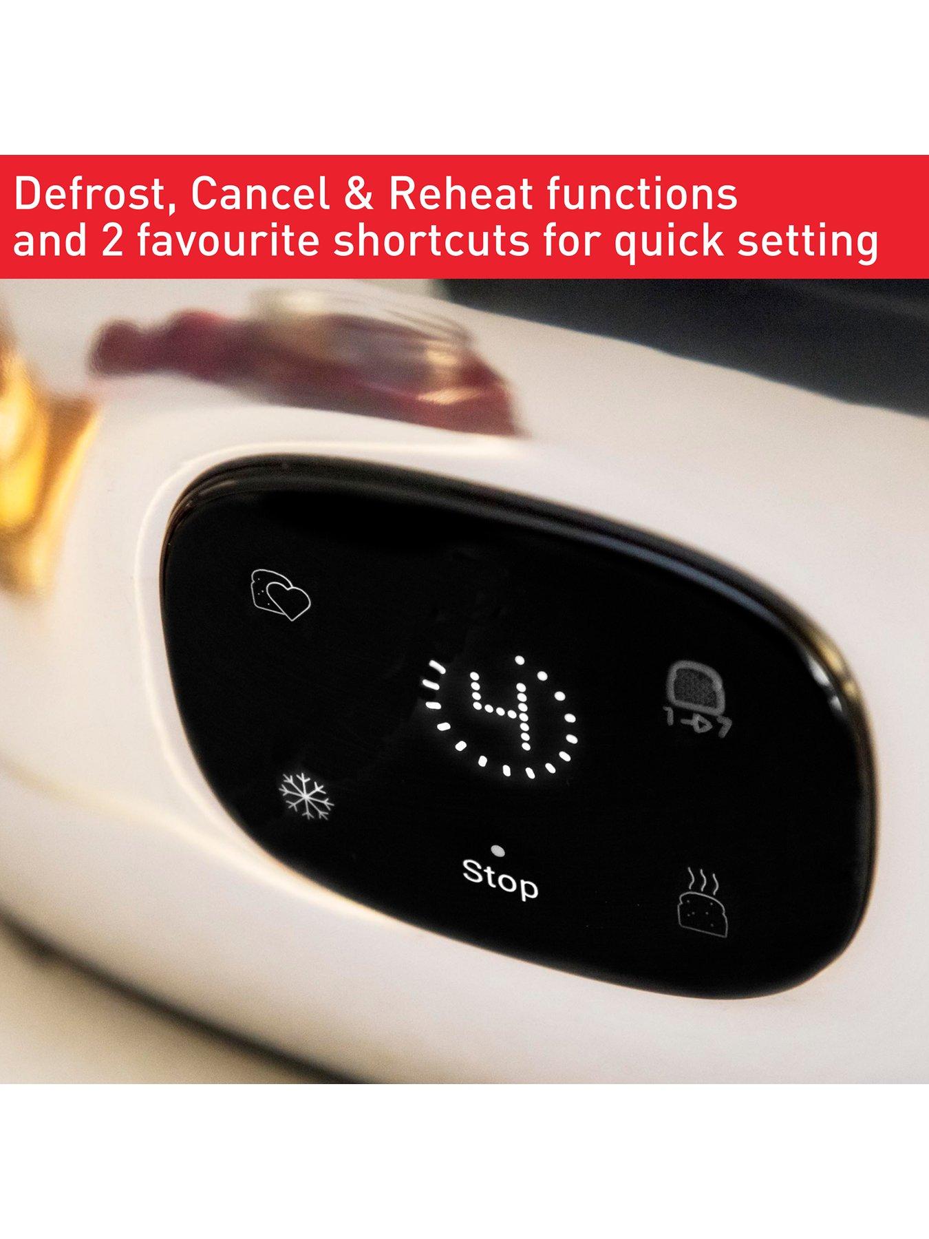 Image 3 of 7 of Tefal Majestuo LCD Touchscreen 2 Slice Toaster Silver