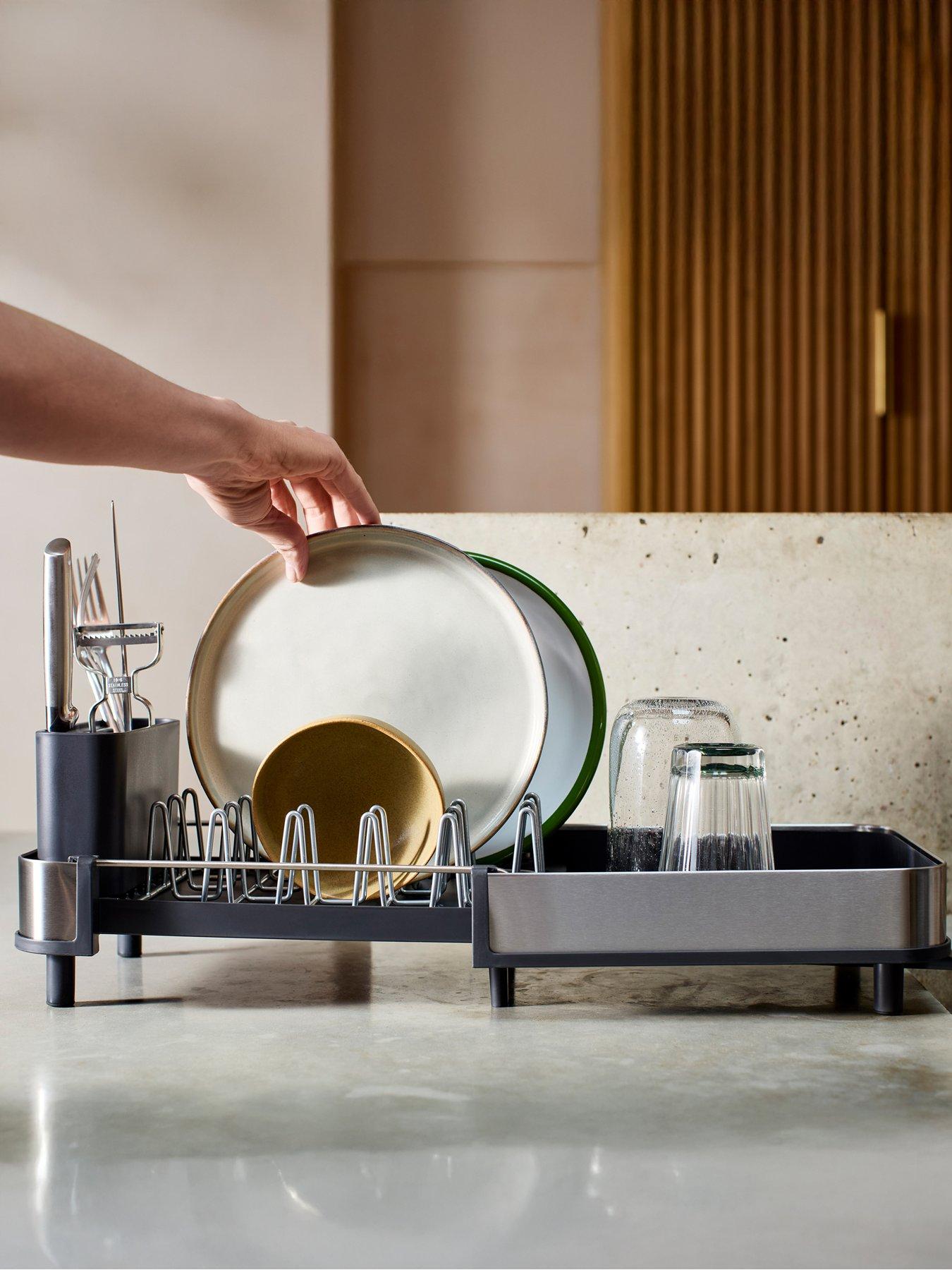 joseph-joseph-extend-slim-steel-dish-rack-grey