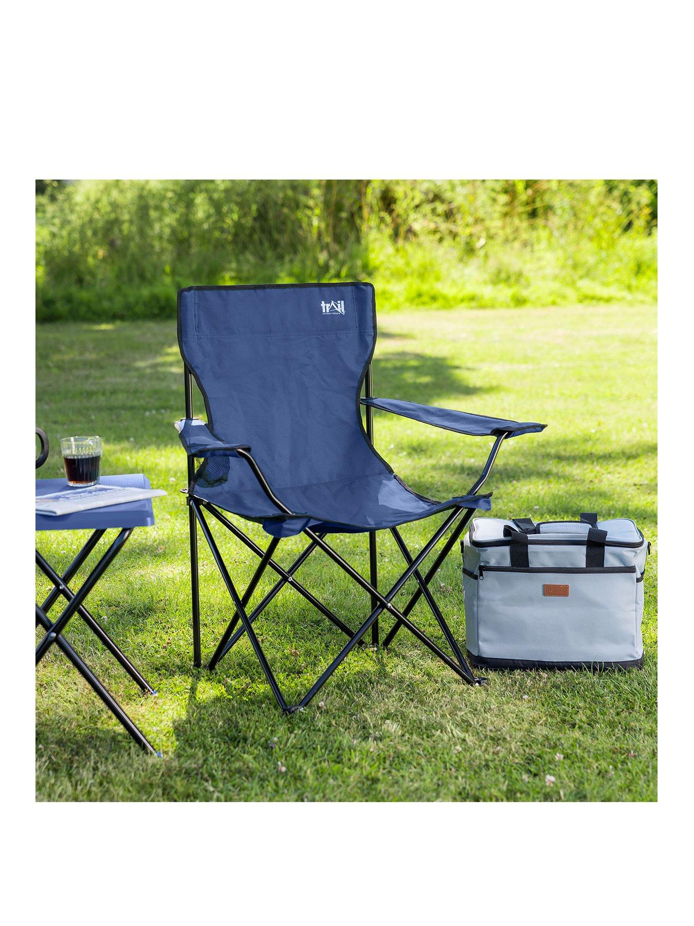 undefined Blue Folding Camping Chair