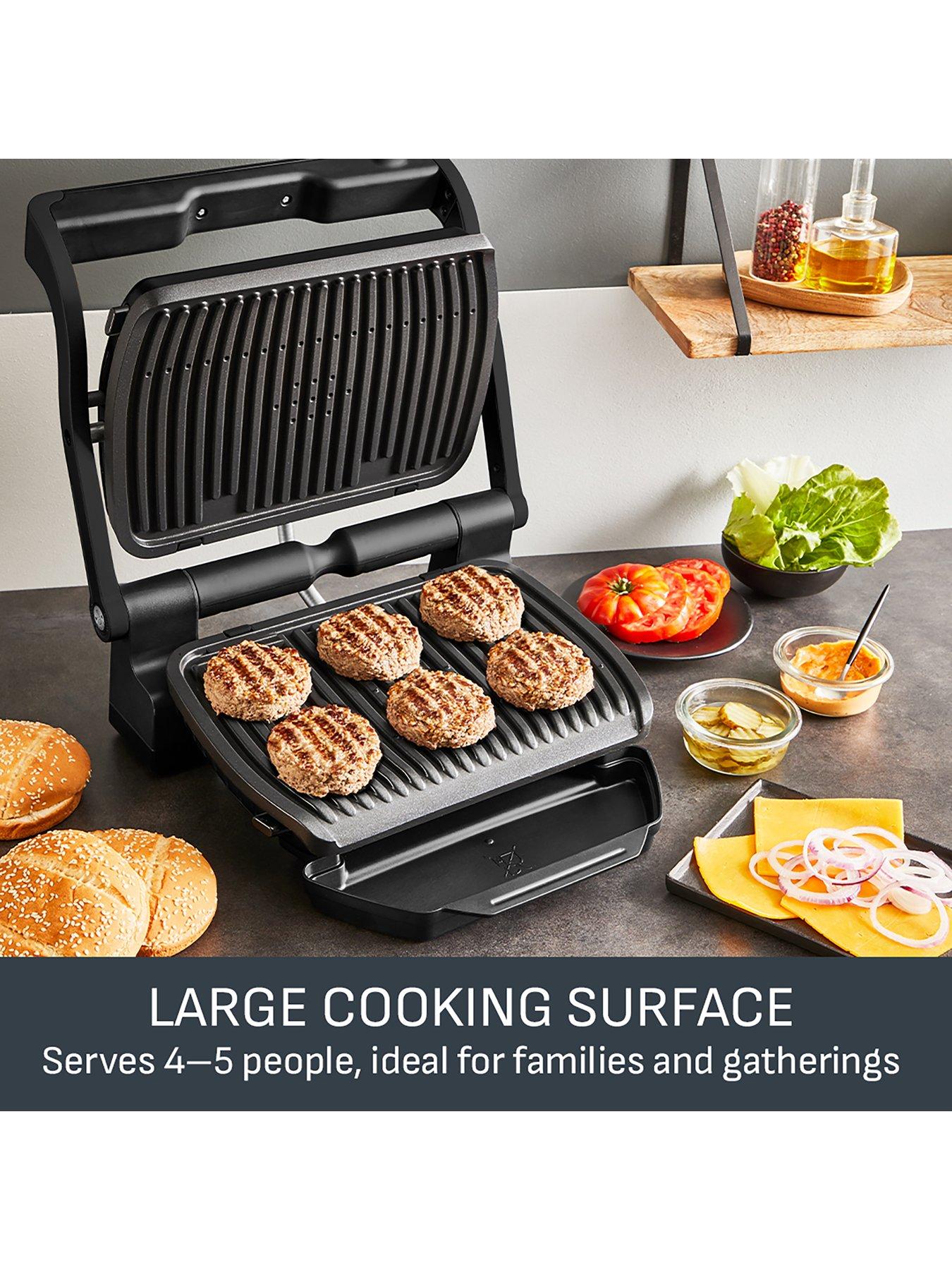 Tefal Optigrill+ 6in1 Function Intelligent Health Grill & BBQ Black | Very