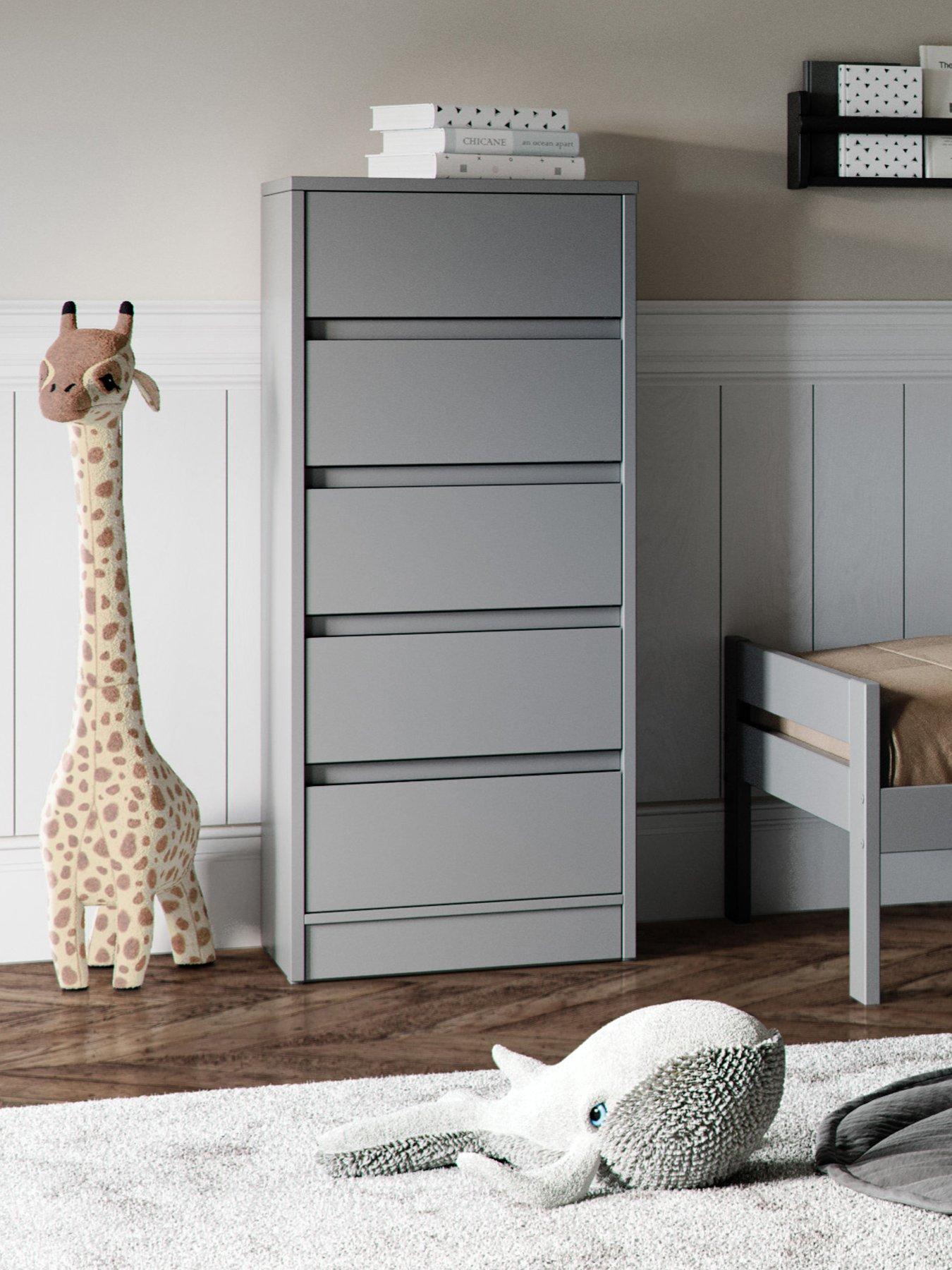 Little Acorns 5 Drawers Tall Boy