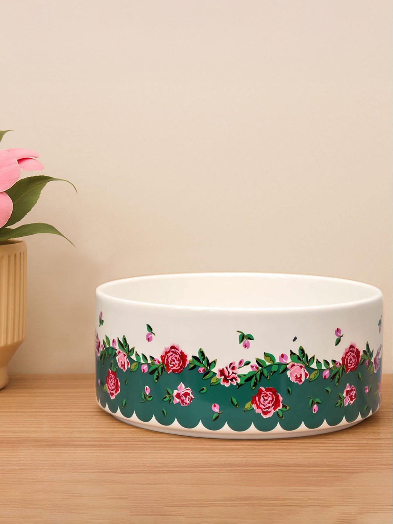 Cath Kidston Dolly Rose Ceramic Pet Bowl