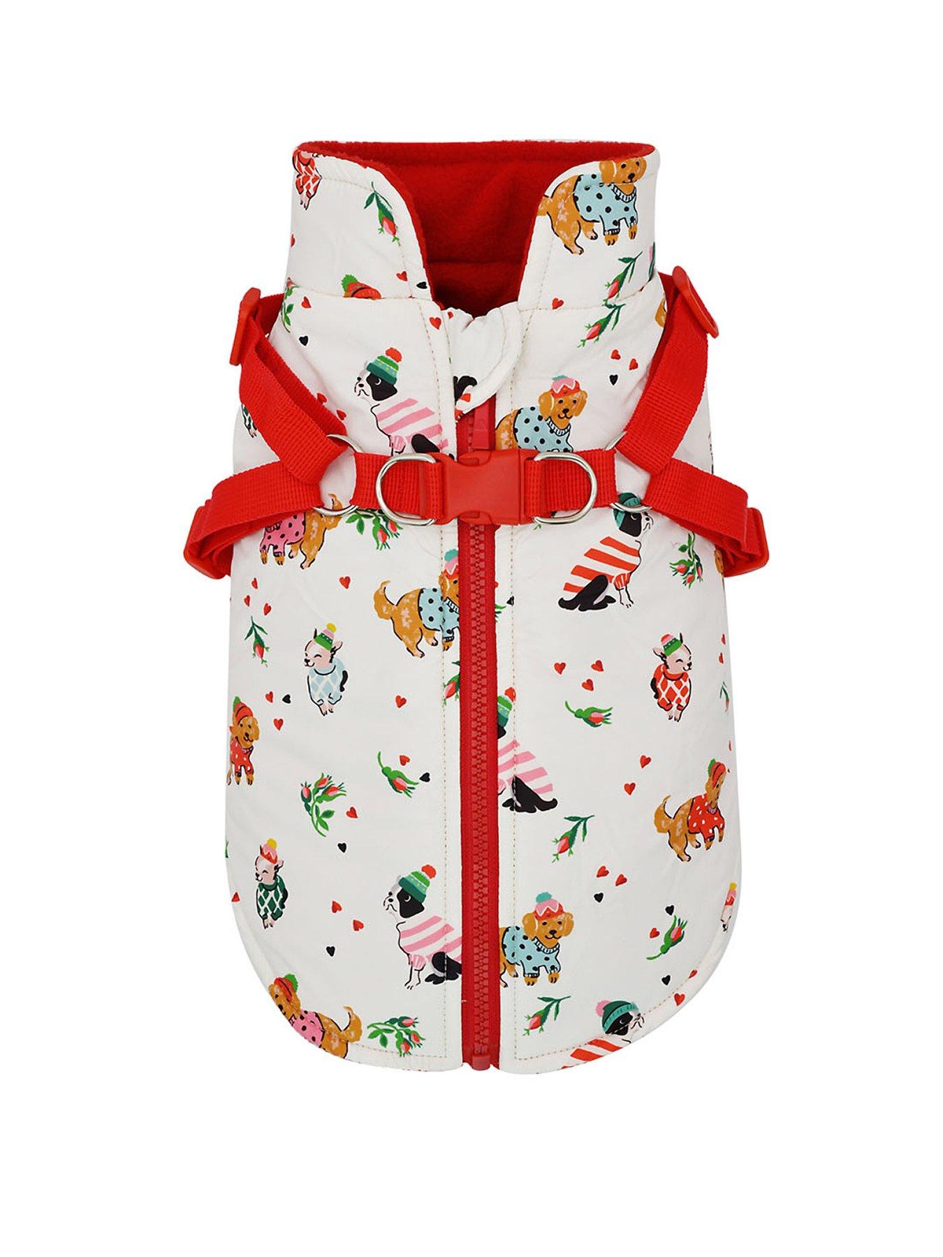 Cath Kidston Dogs  &  Roses Dog Coat  &  Harness