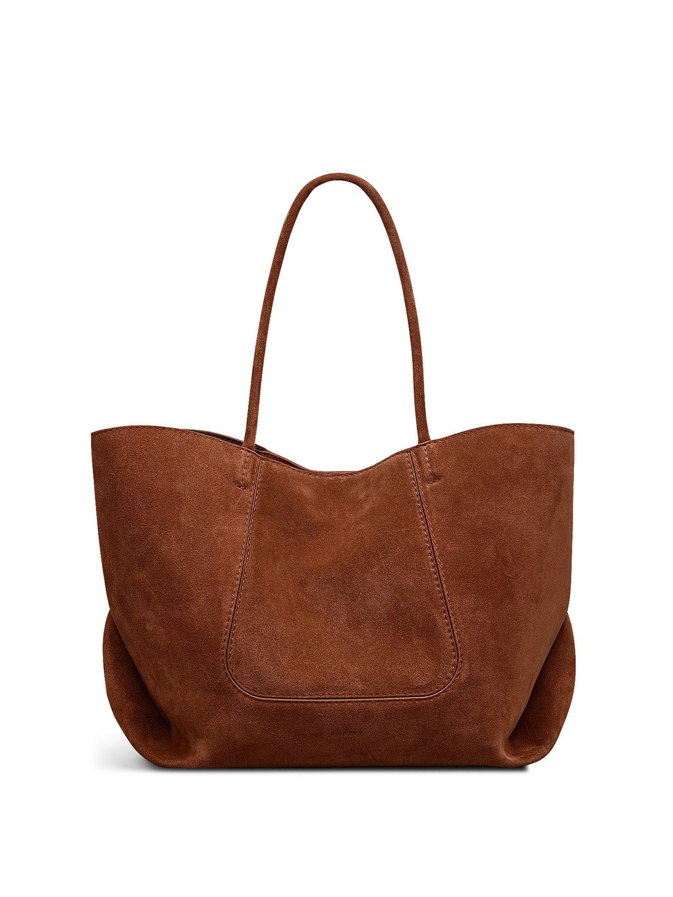 Image 2 of 5 of Radley The Compton Medium Suede Shoulder Bag - Brown