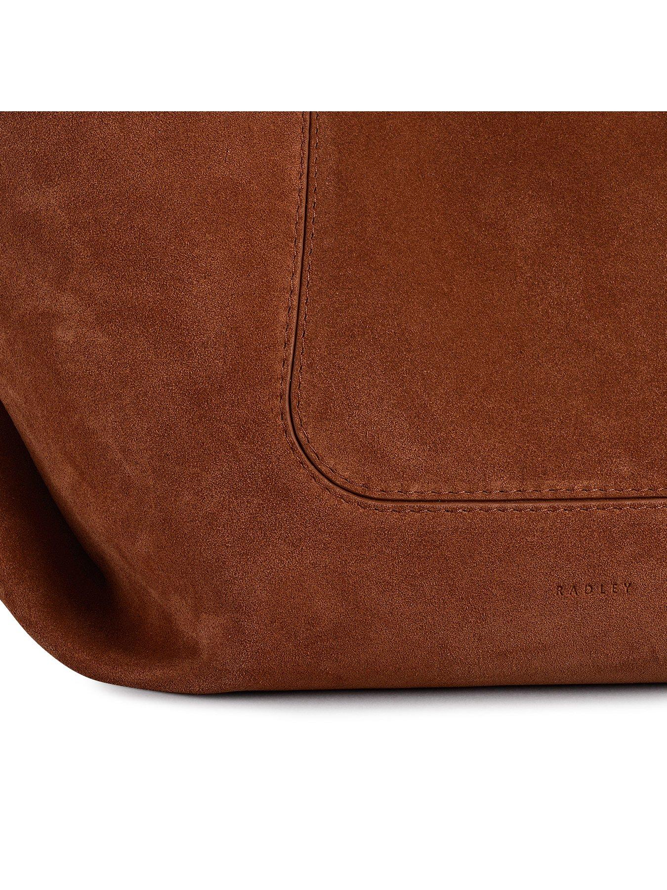 Image 4 of 5 of Radley The Compton Medium Suede Shoulder Bag - Brown