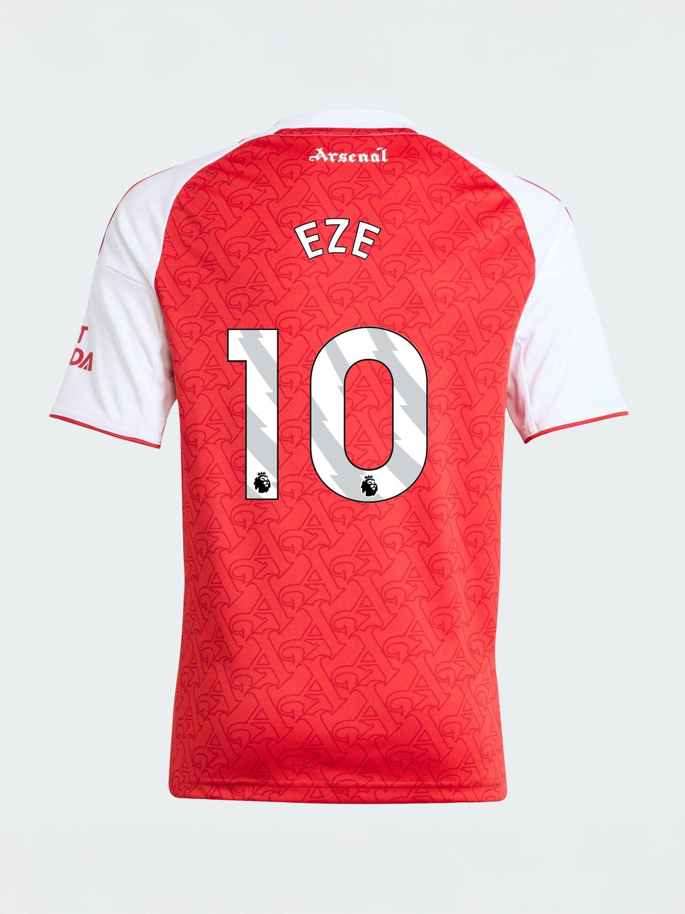 adidas Personalised Arsenal Junior 25/26 Home Stadium Replica Shirt - Red