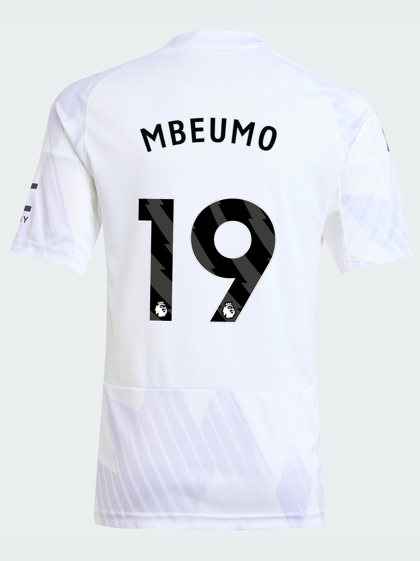 adidas Personalised Manchester United Junior 25/26 Away Stadium Replica  Shirt - White | Very