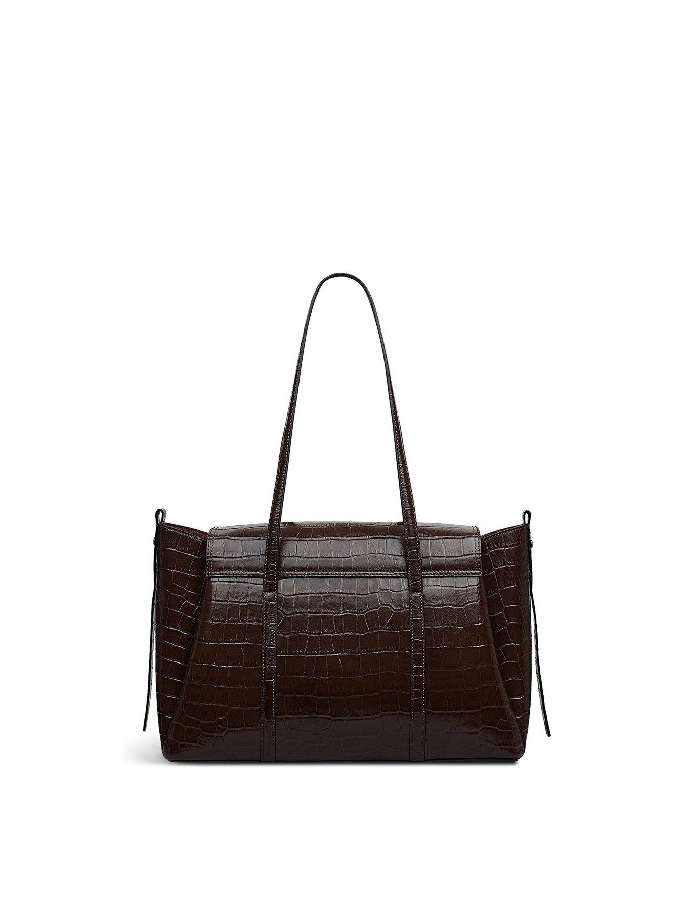 Radley The Chancery Faux Croc Large Flapover Shoulder Very