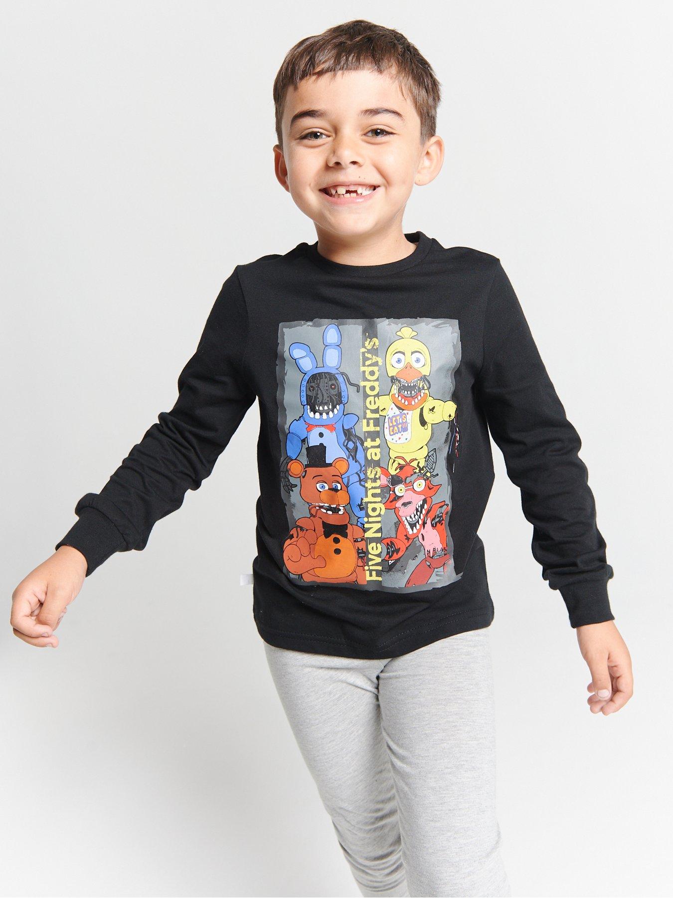 Image 3 of 4 of Brand Threads Five Nights At Freddys Pyjama Sets - Multi