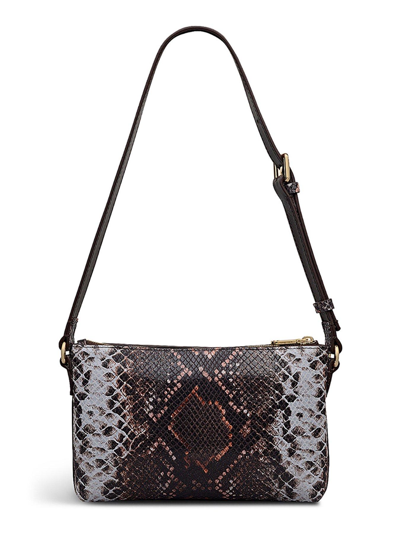 Image 3 of 6 of Radley Pockets Faux Snake Mini Ziptop Ew Shoulder - Multi