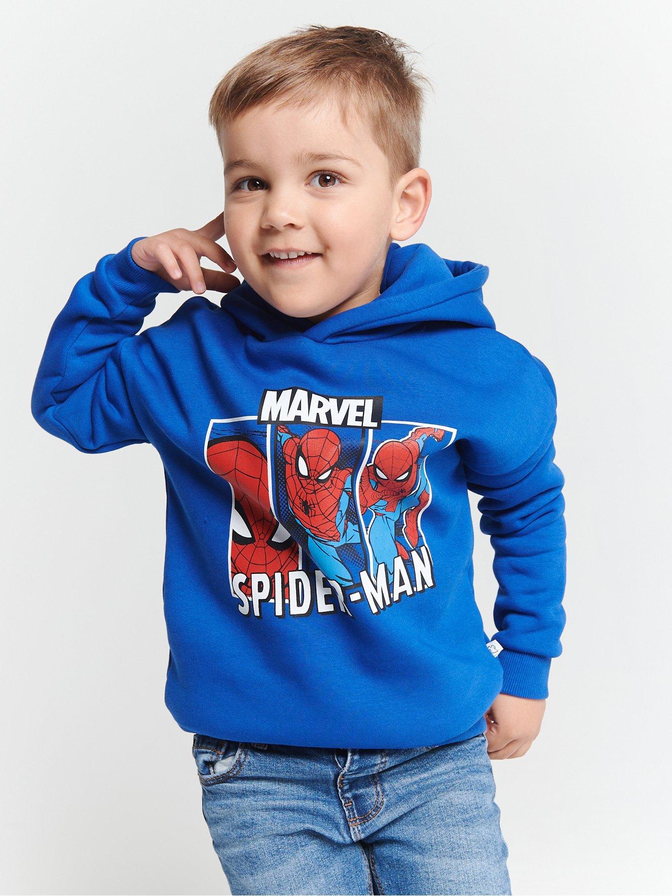 Brand Threads Boys Spiderman Hoodie