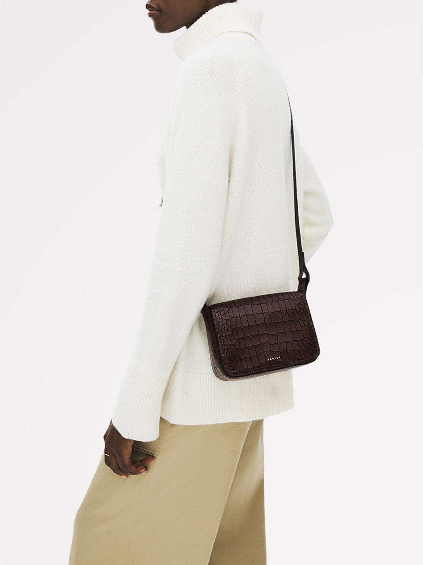 Radley Westwell Lane Faux Cros Small Flapover Crossbody Bag - Brown