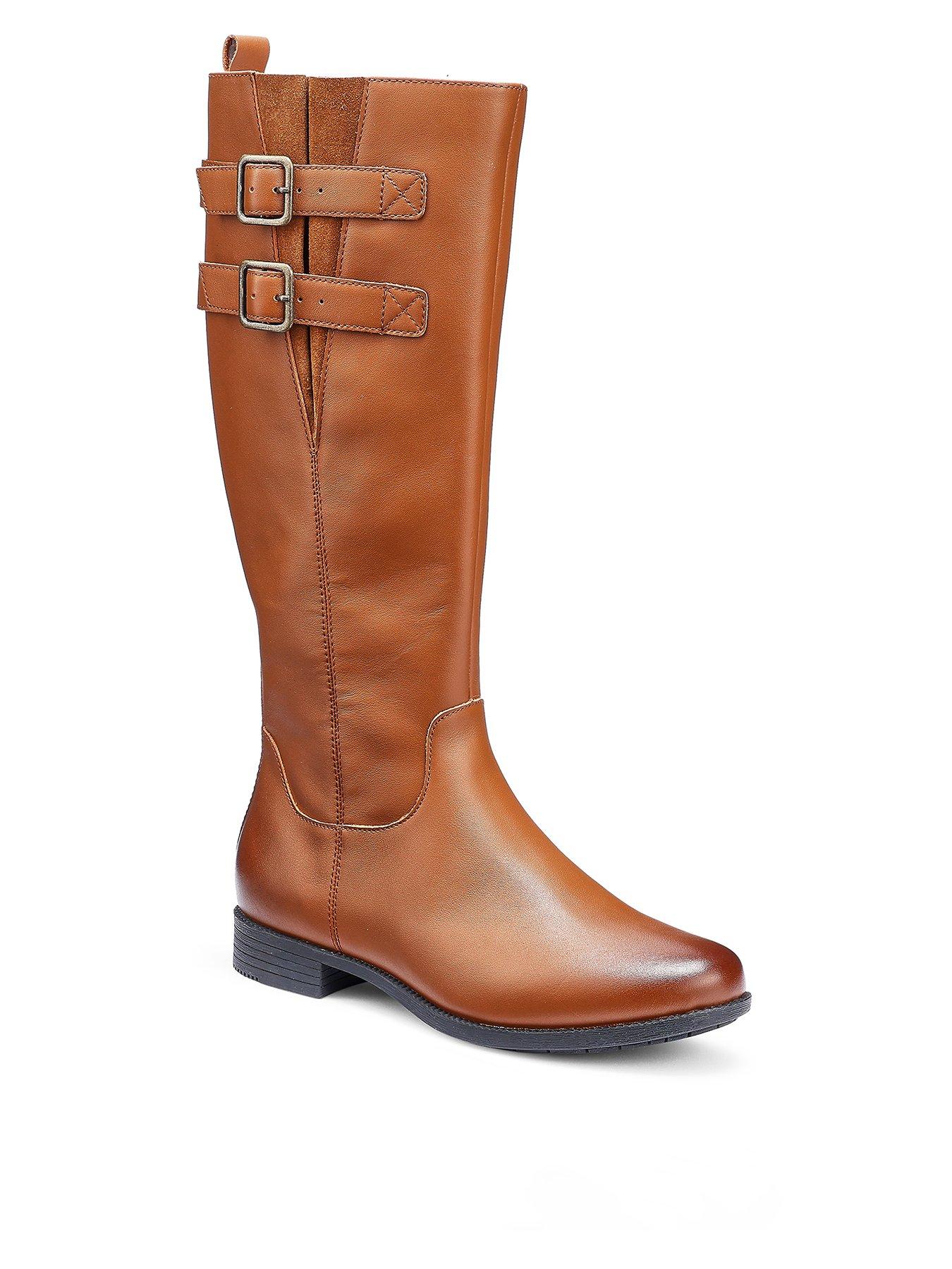Image 2 of 4 of Hotter Bamburgh Calf Boot - Tan