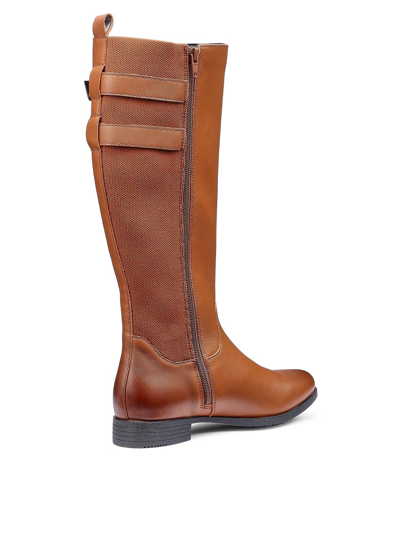 Image 3 of 4 of Hotter Bamburgh Calf Boot - Tan