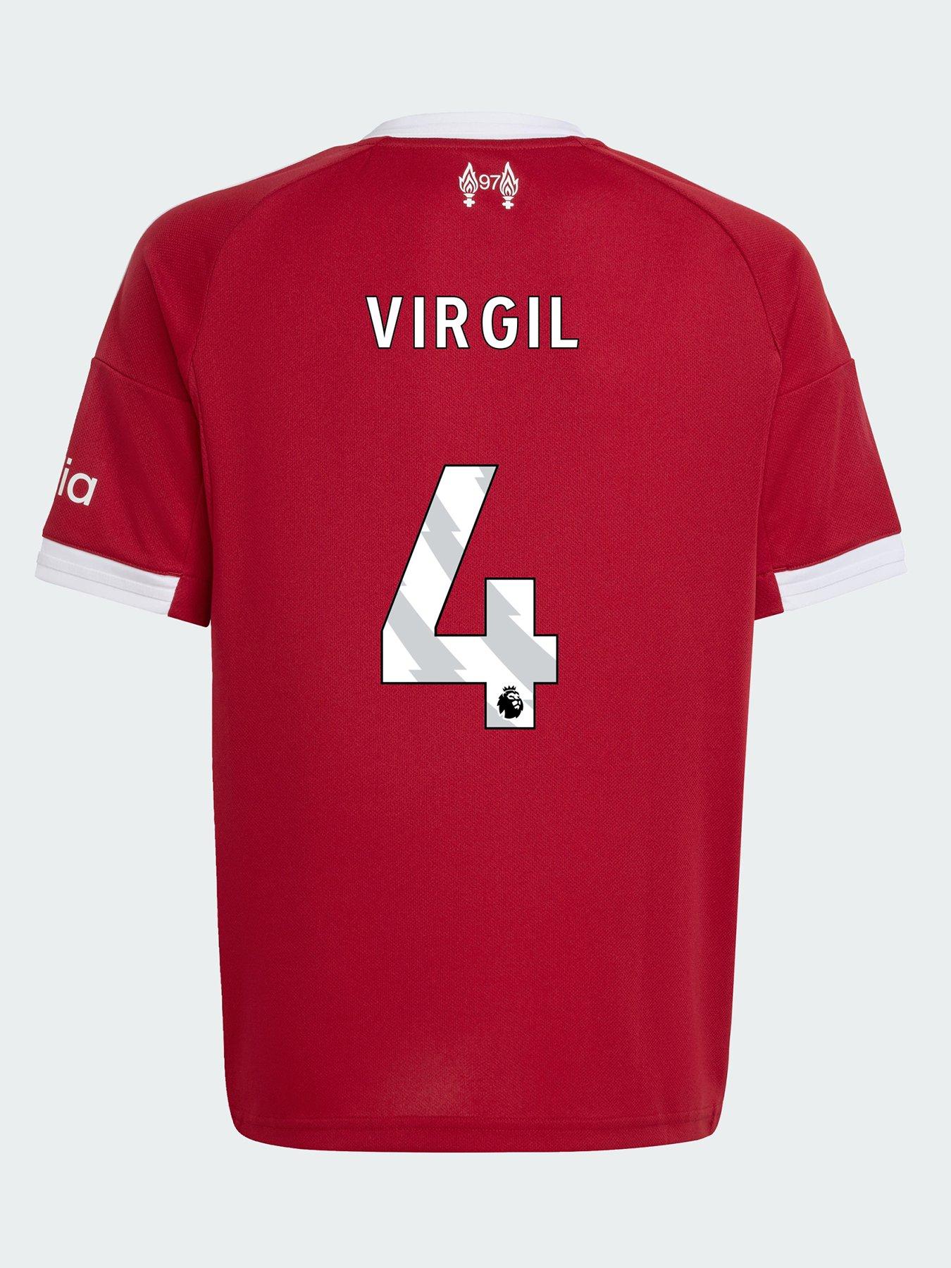 Image 2 of 6 of adidas Personalised Liverpool Junior 25/26 Home Stadium Replica Shirt - Red