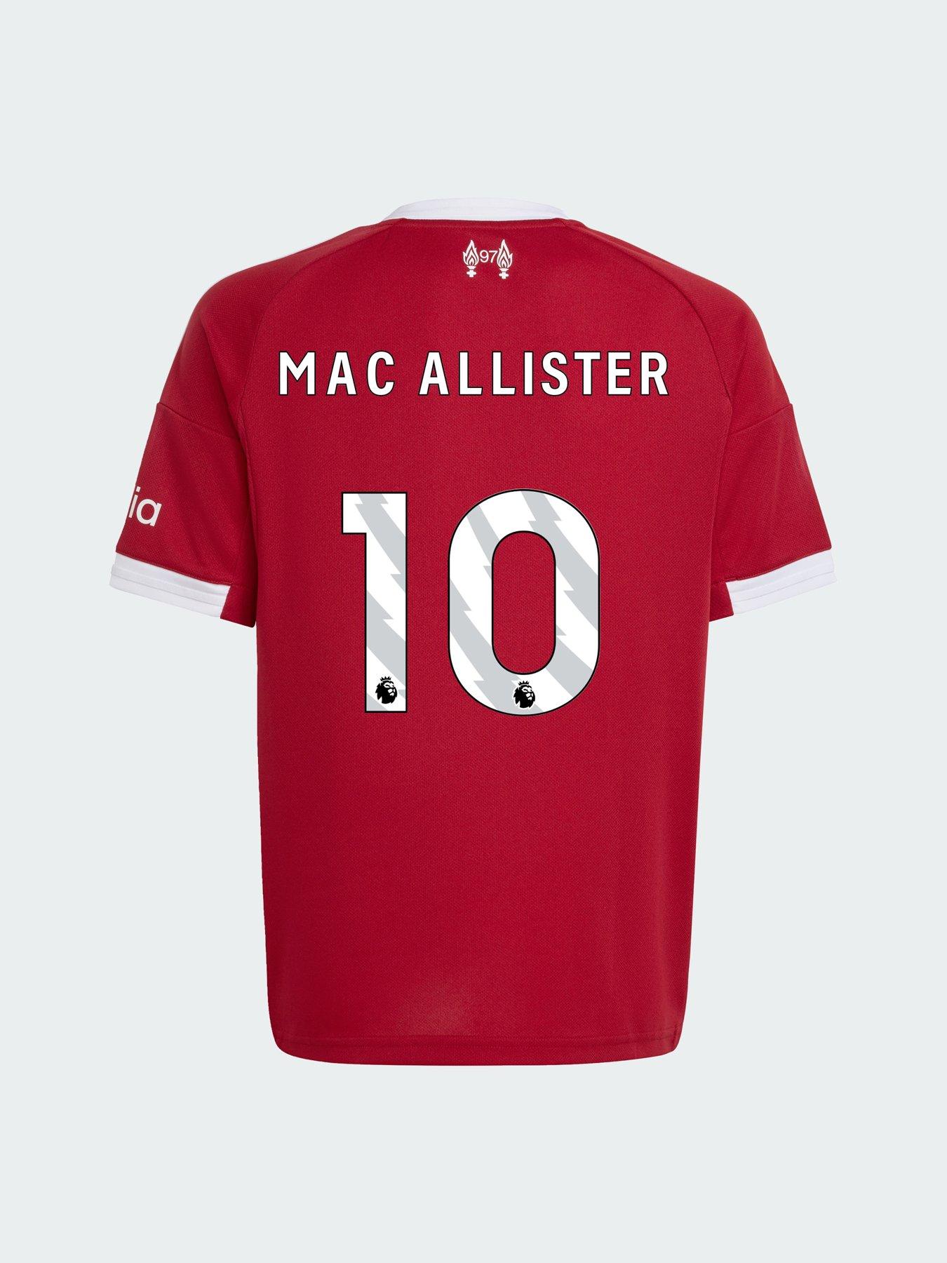 Image 4 of 6 of adidas Personalised Liverpool Junior 25/26 Home Stadium Replica Shirt - Red